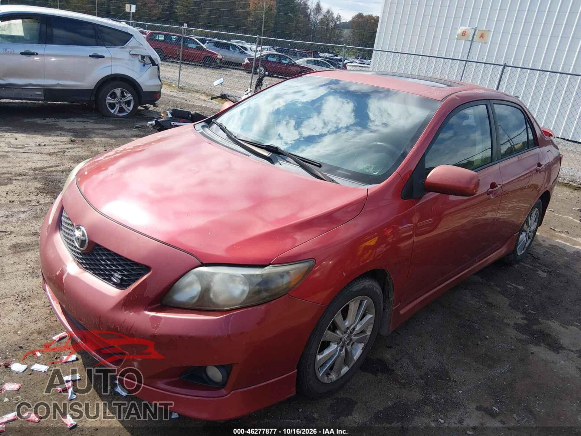 TOYOTA COROLLA 2009 - 2T1BU40E09C014290