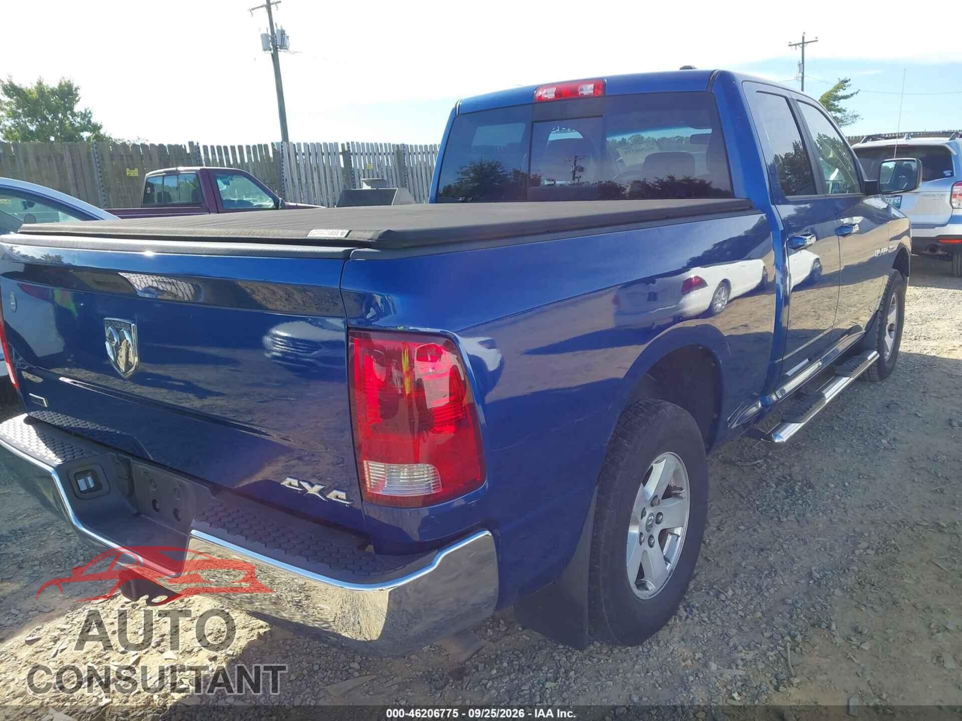 DODGE RAM 1500 2010 - 1D7RV1GT1AS211346