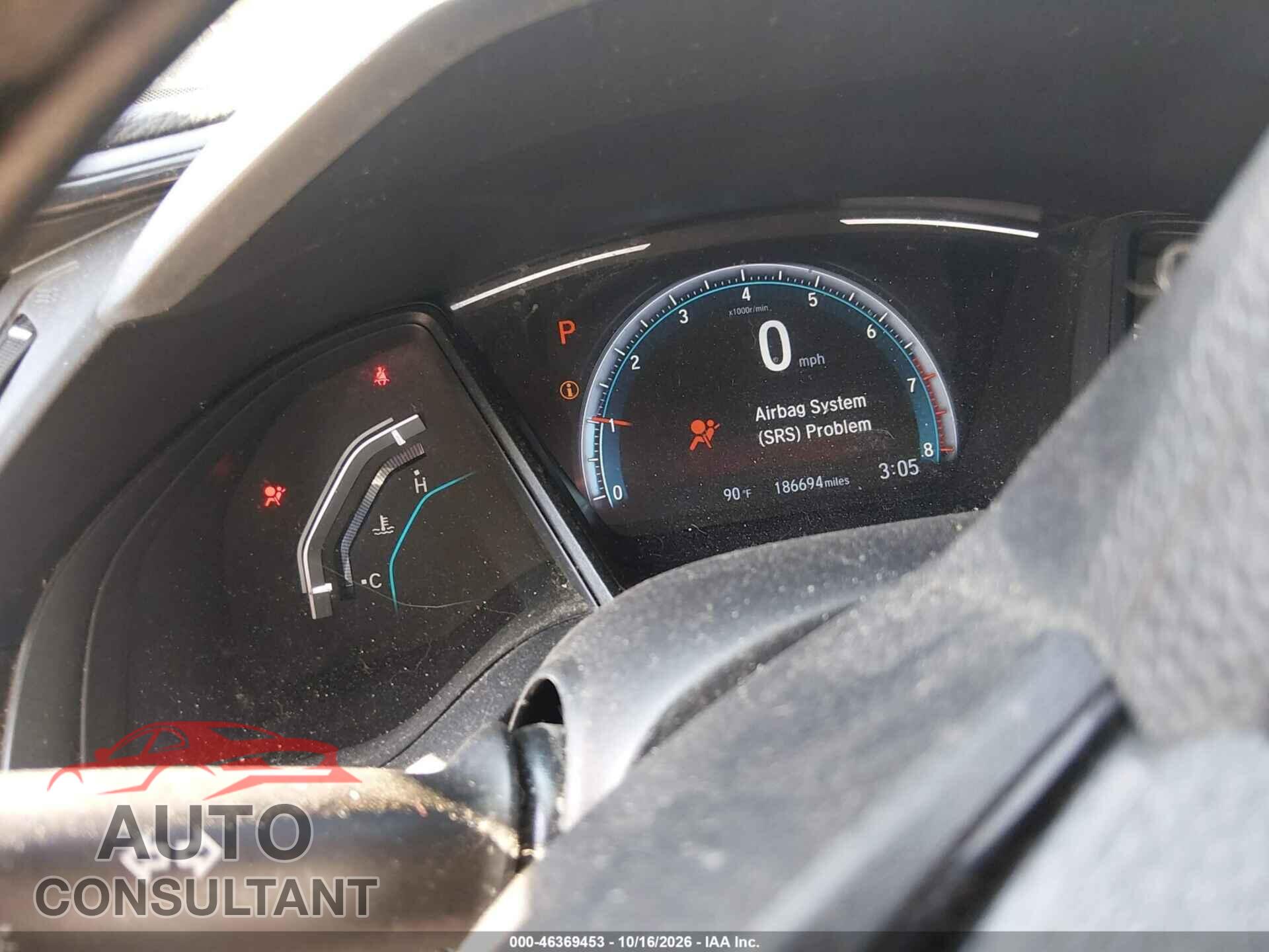 HONDA CIVIC 2019 - 2HGFC2F65KH505637