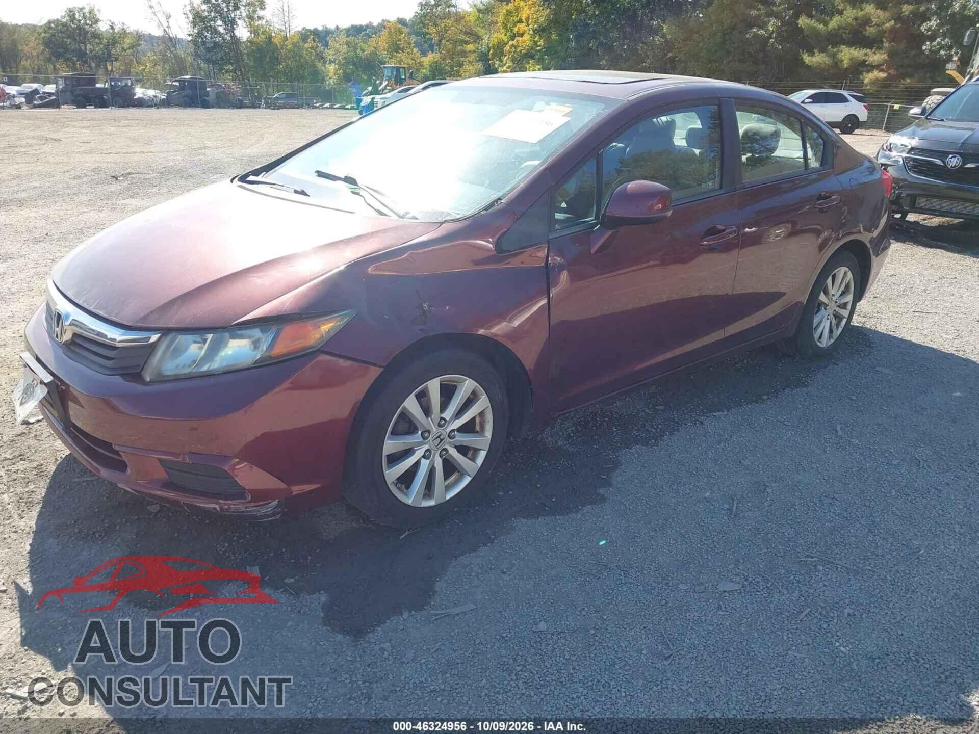 HONDA CIVIC 2012 - 19XFB2F90CE057428