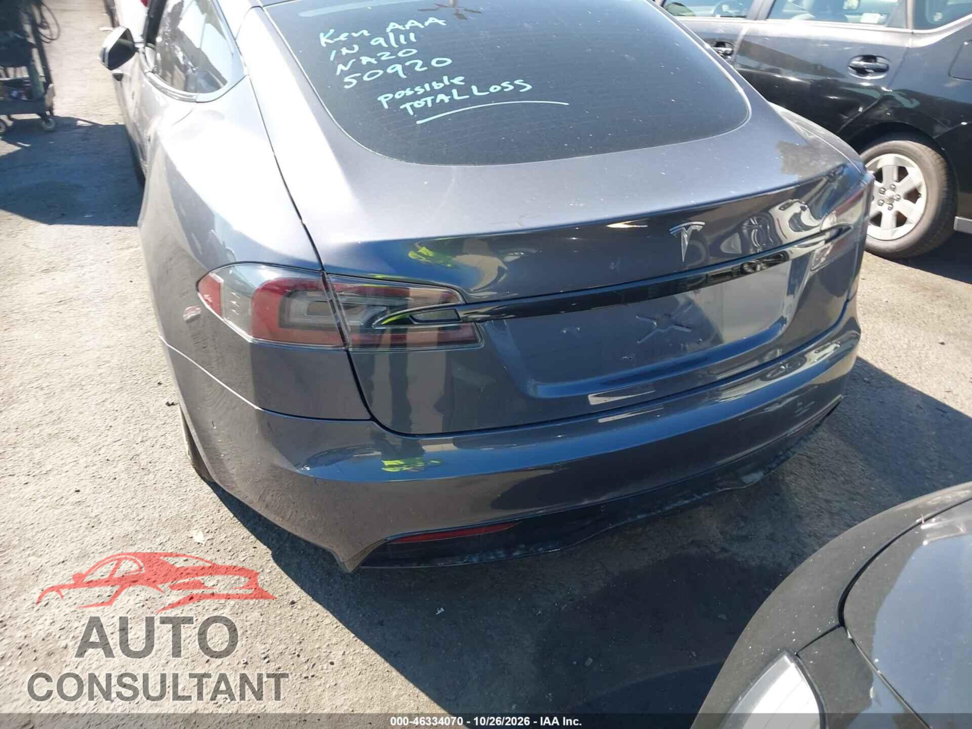 TESLA MODEL S 2021 - 5YJSA1E54MF444165
