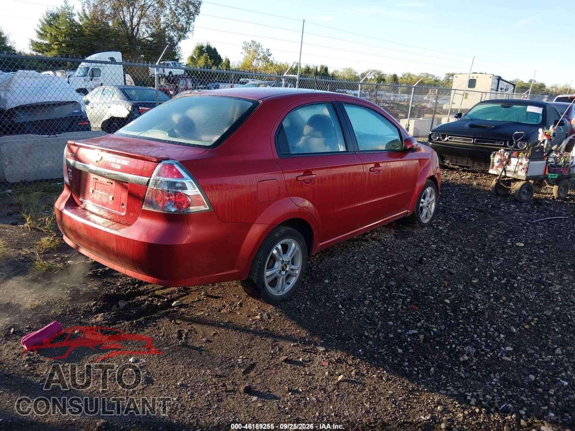 CHEVROLET AVEO 2011 - KL1TD5DE4BB186788