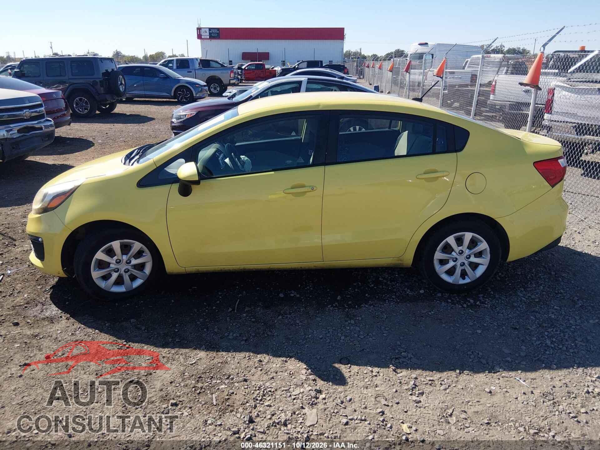 KIA RIO 2016 - KNADM4A32G6560399