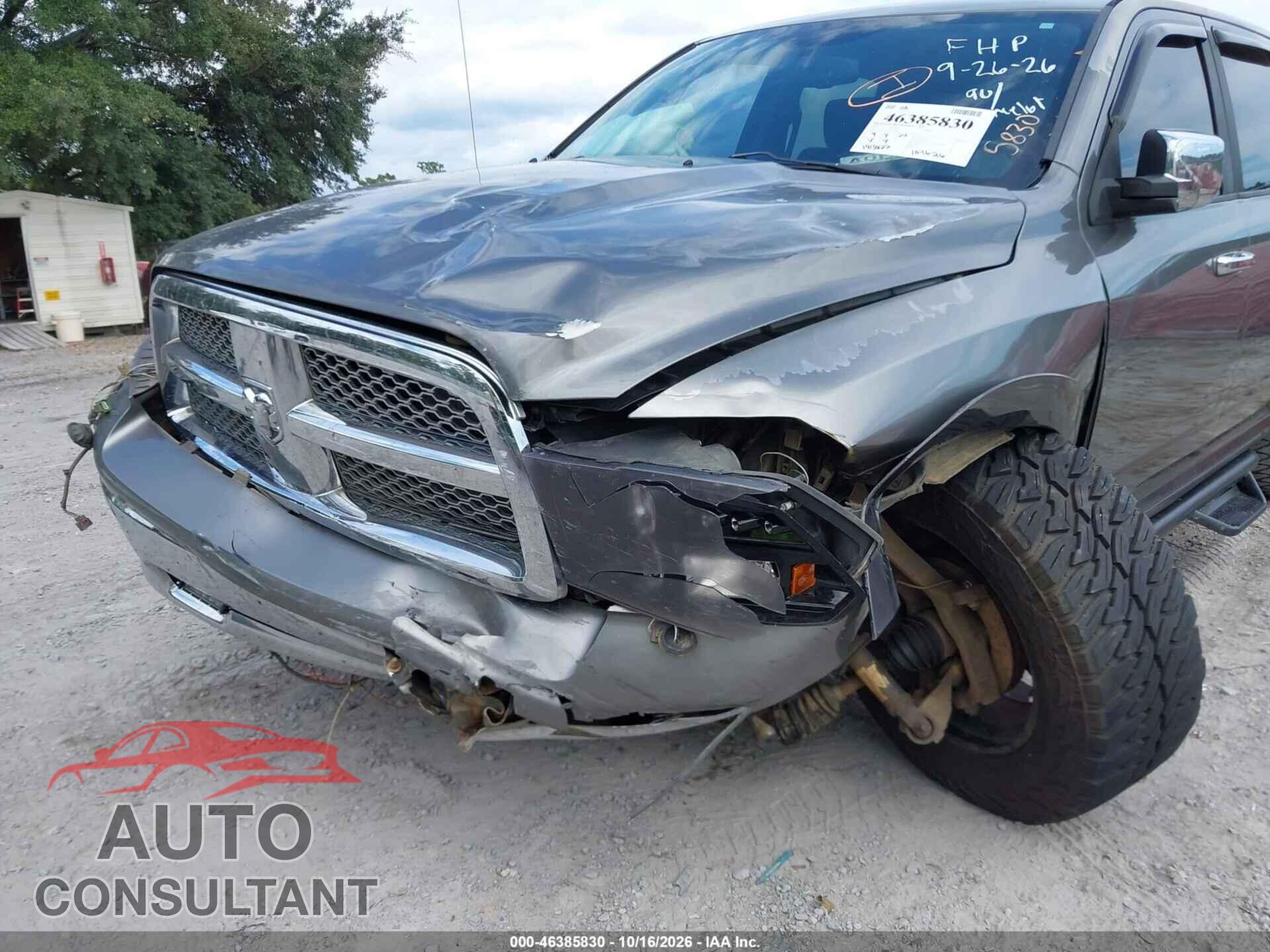 DODGE RAM 1500 2009 - 1D3HV13TX9S704666