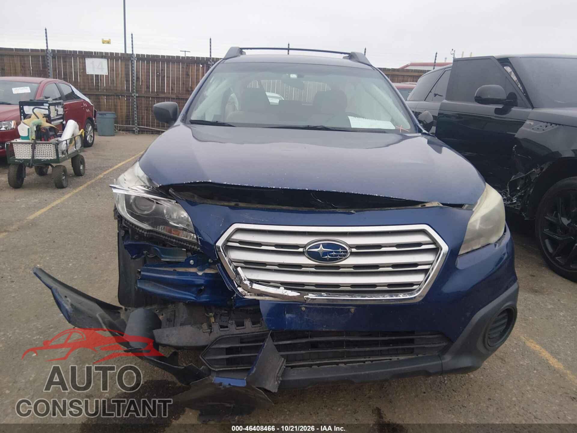 SUBARU OUTBACK 2016 - 4S4BSBACXG3321149