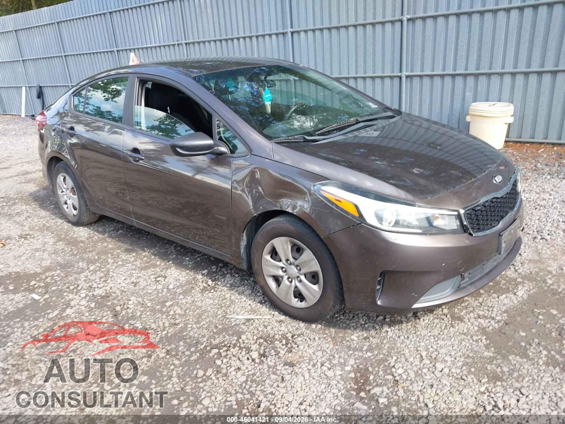 KIA FORTE 2017 - 3KPFK4A74HE149067