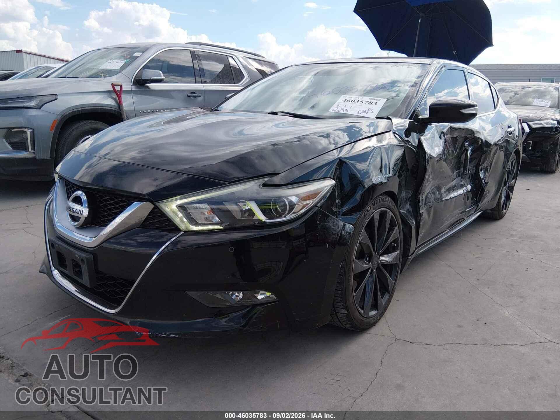 NISSAN MAXIMA 2017 - 1N4AA6AP2HC432489