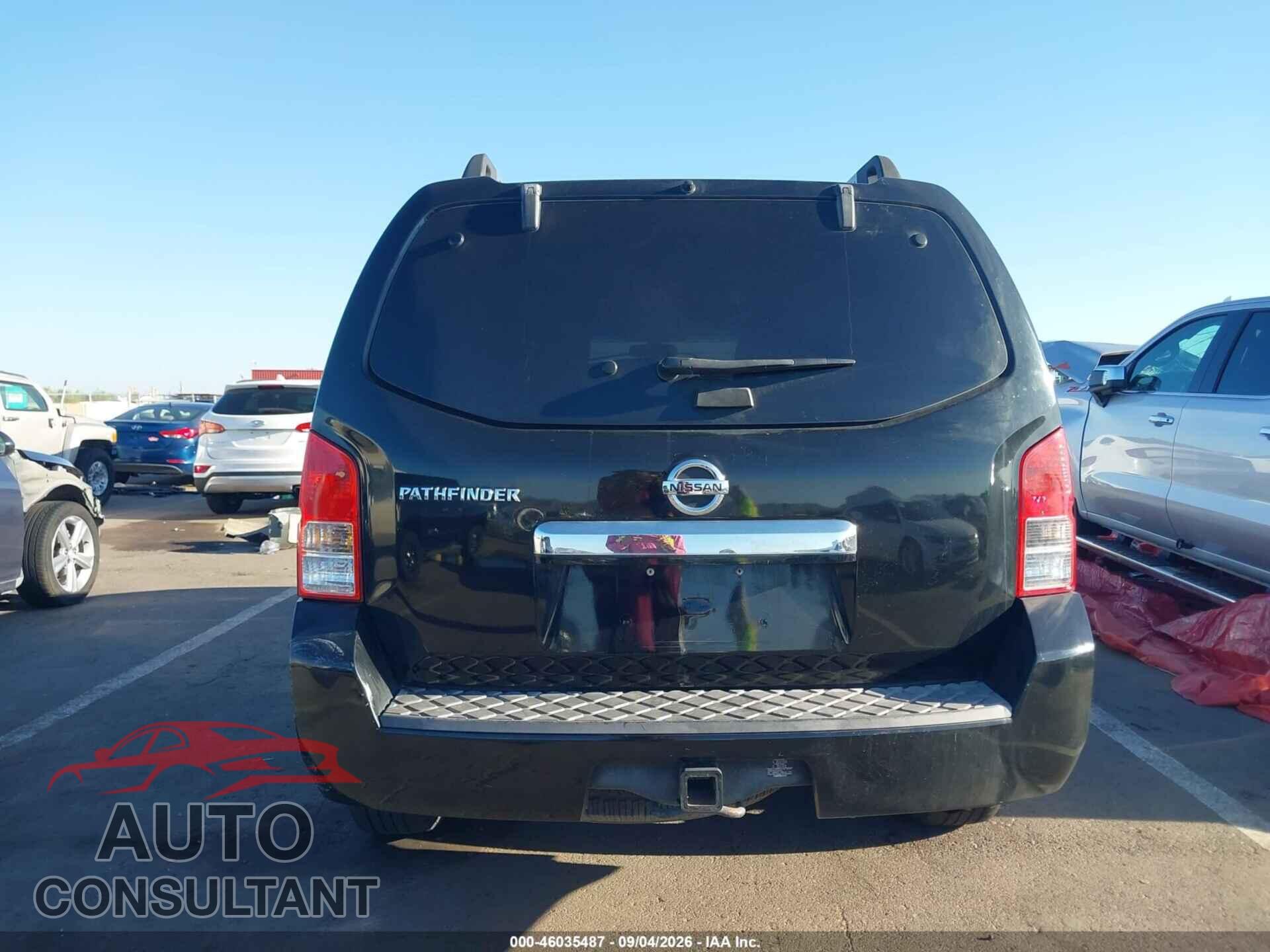 NISSAN PATHFINDER 2011 - 5N1AR1NN5BC625382