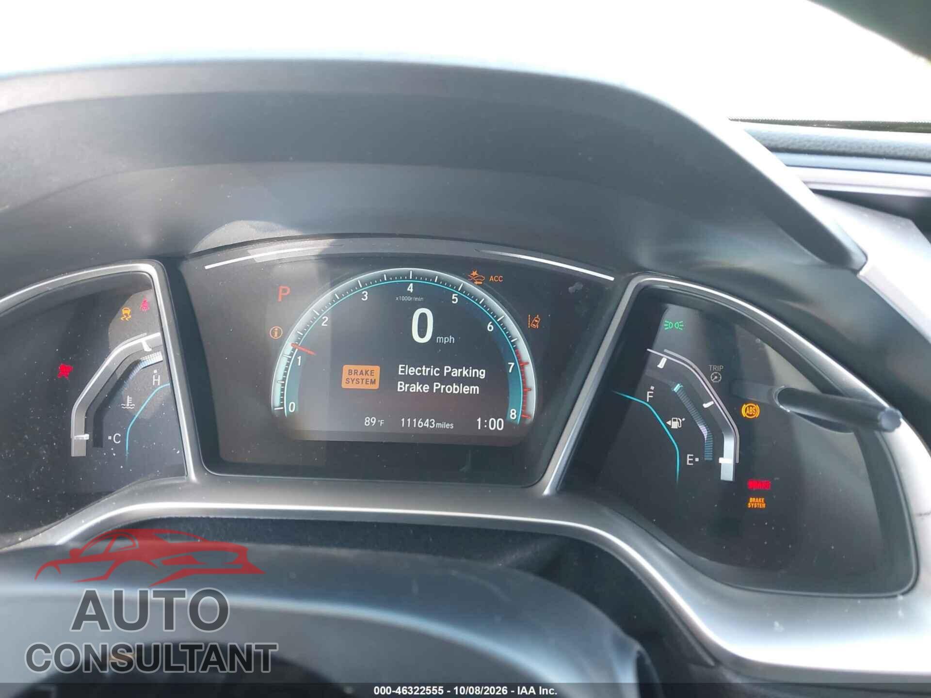 HONDA CIVIC 2018 - 2HGFC2F81JH538117