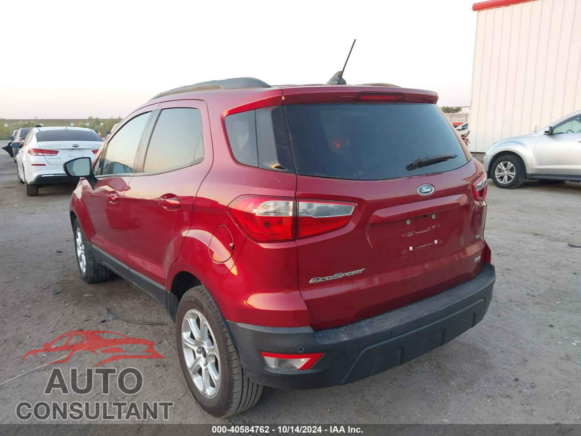 FORD ECOSPORT 2018 - MAJ3P1TE2JC209381