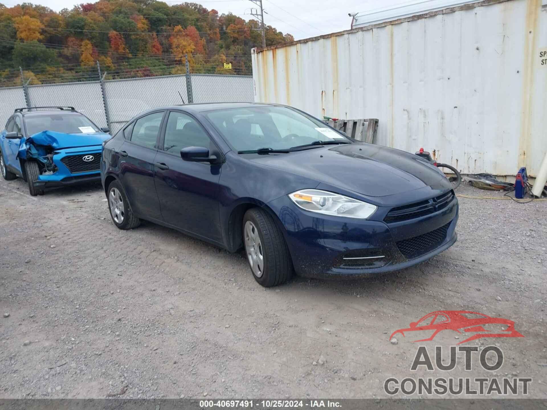 DODGE DART 2013 - 1C3CDFAA6DD178624