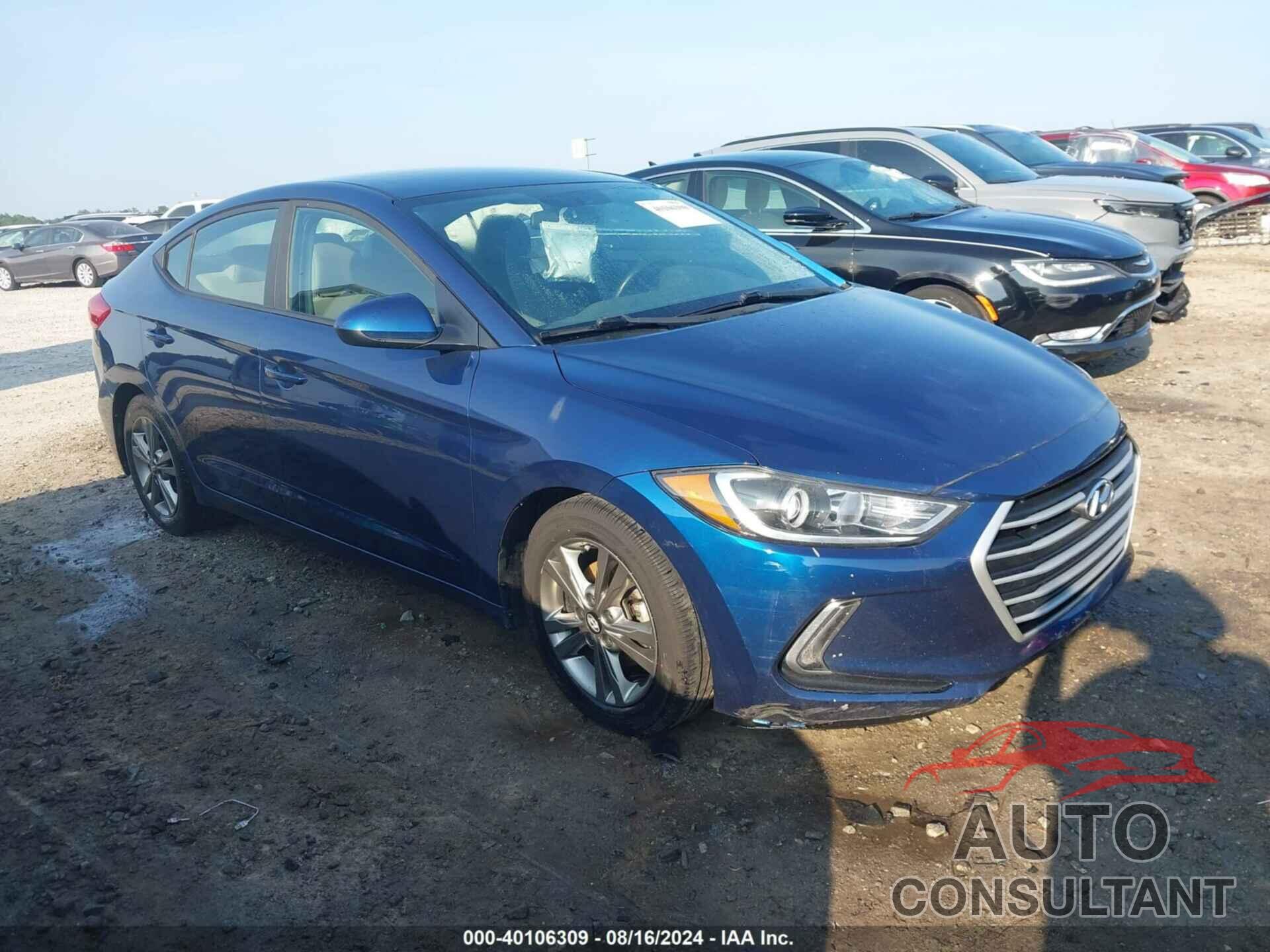 HYUNDAI ELANTRA 2017 - 5NPD84LF9HH031361