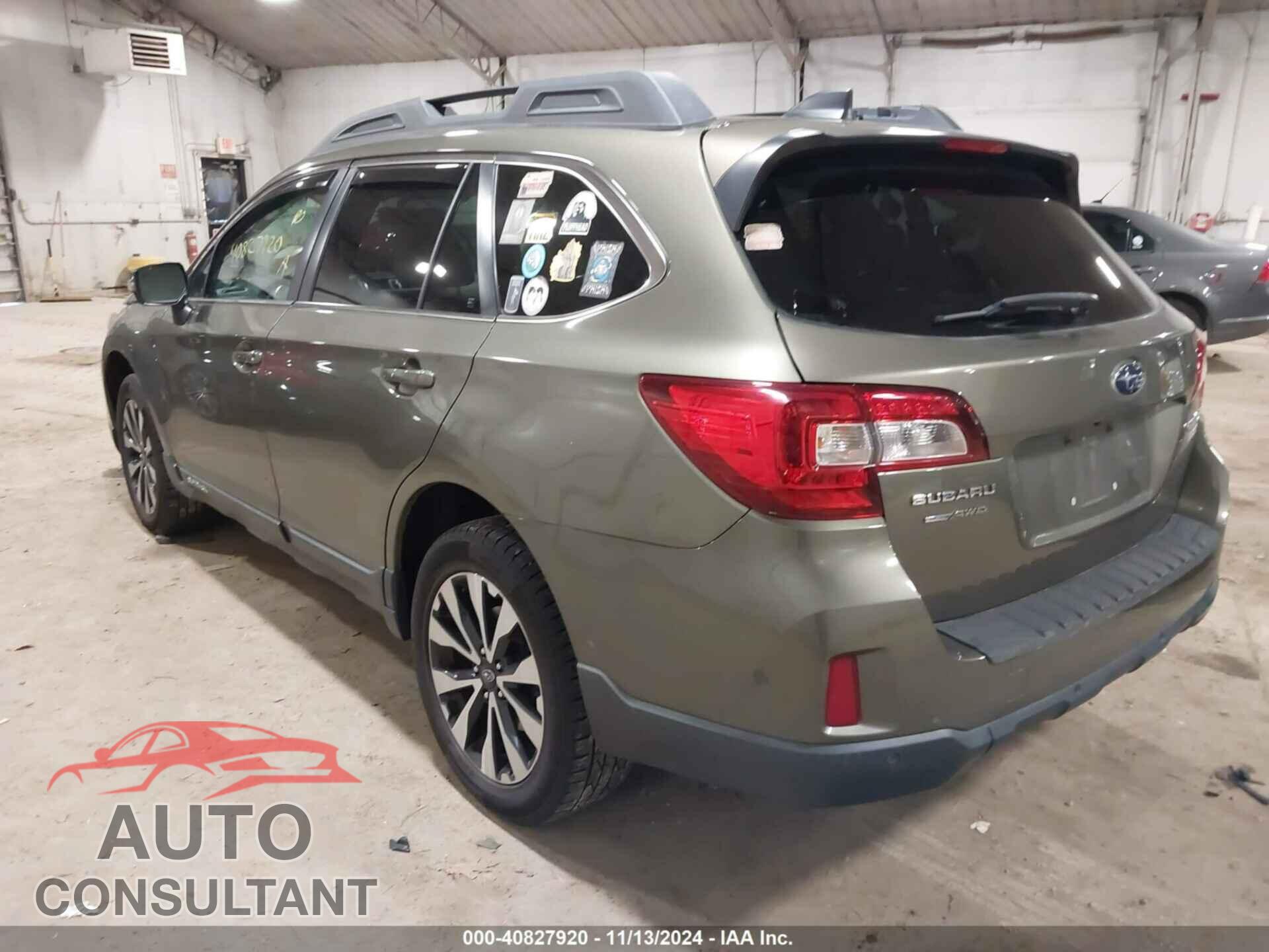 SUBARU OUTBACK 2017 - 4S4BSANC0H3343330