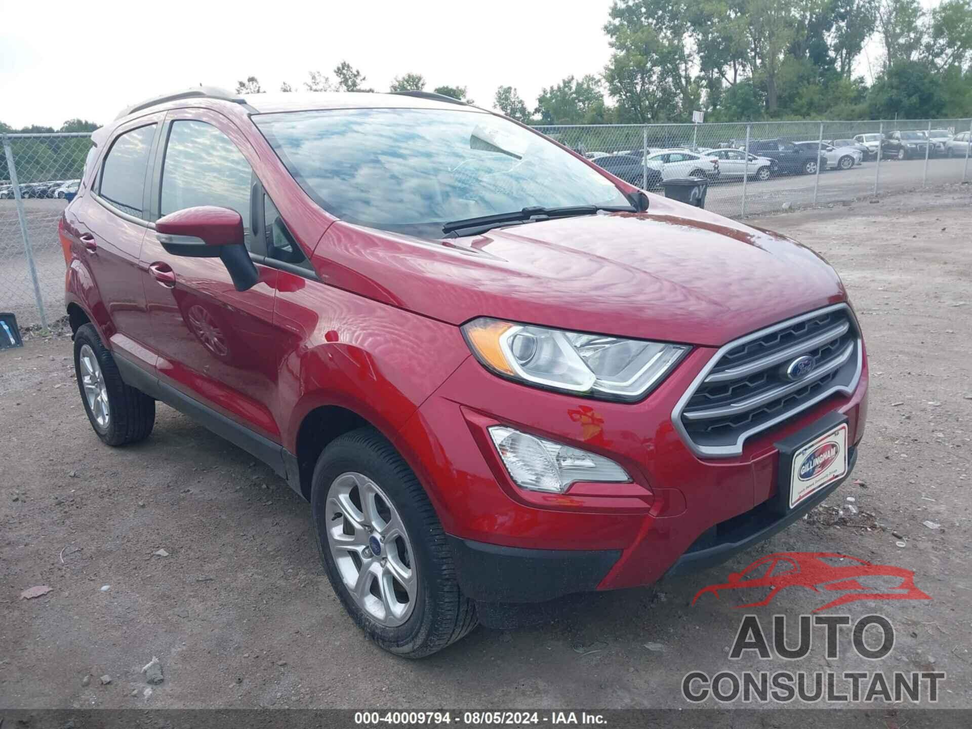 FORD ECOSPORT 2020 - MAJ6S3GLXLC385873