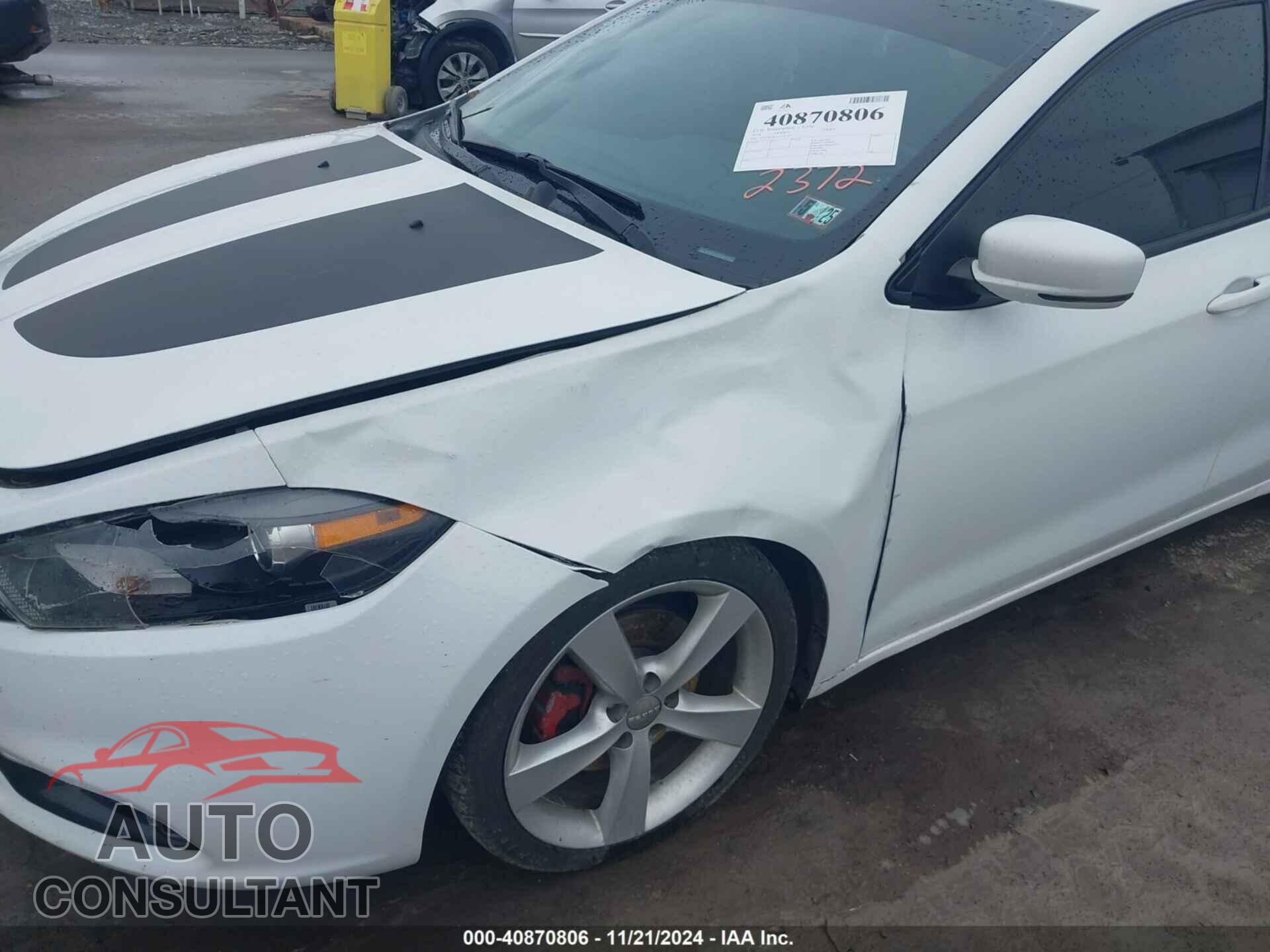 DODGE DART 2014 - 1C3CDFEB3ED722372