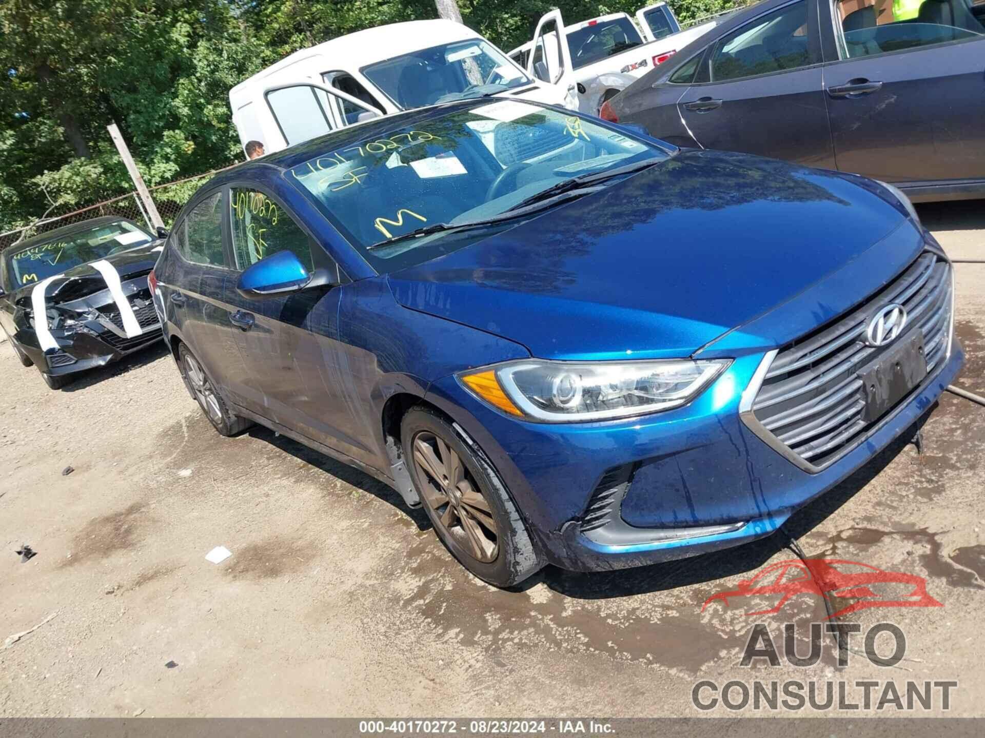 HYUNDAI ELANTRA 2018 - 5NPD84LF7JH332006