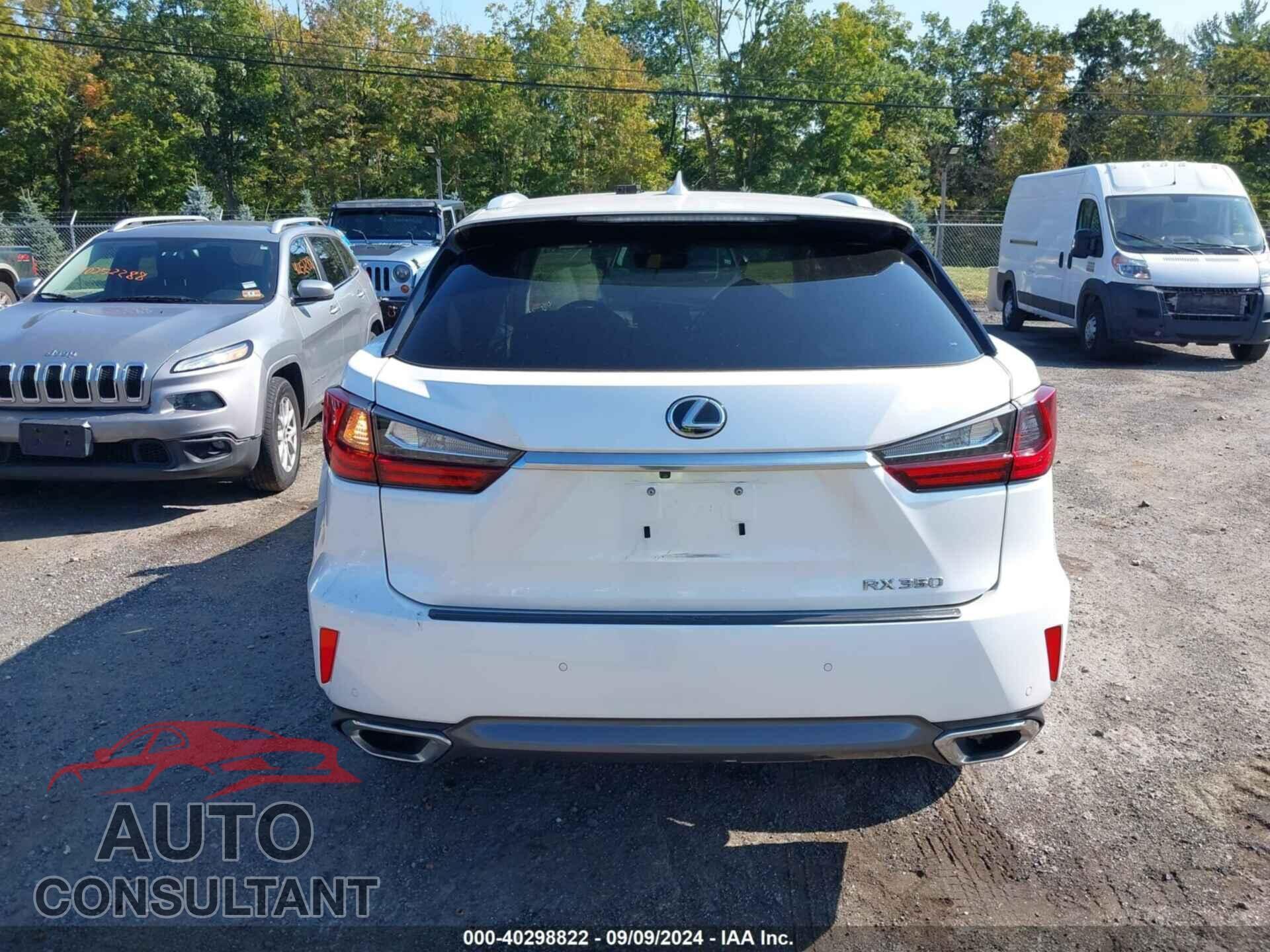 LEXUS RX 350 2017 - 2T2BZMCA9HC099392