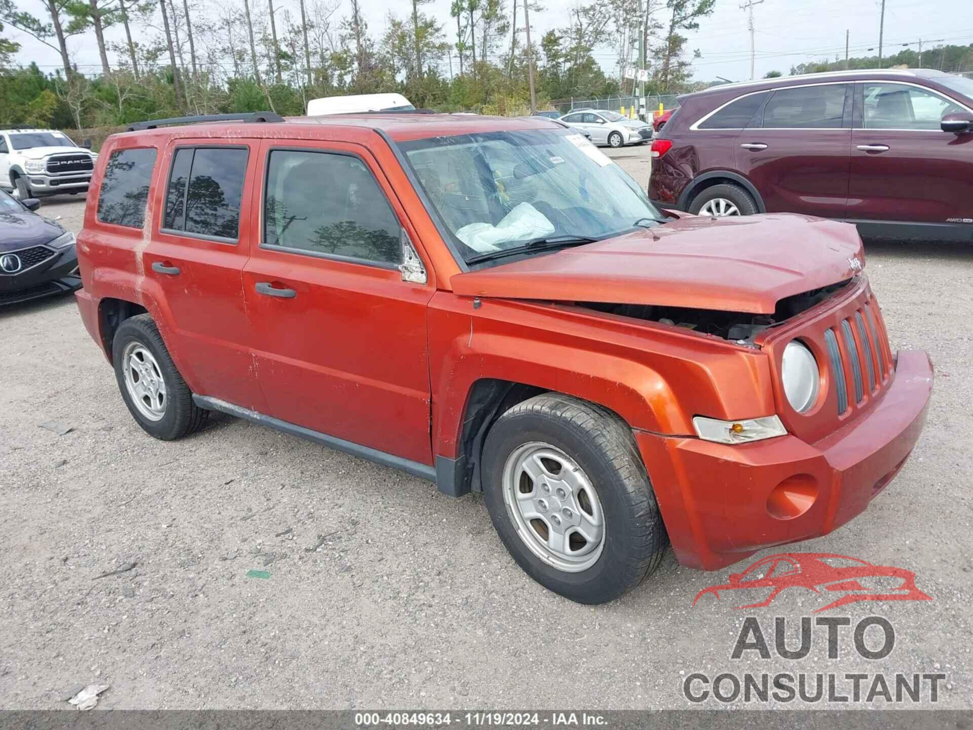 JEEP PATRIOT 2009 - 1J4FT28A59D195488