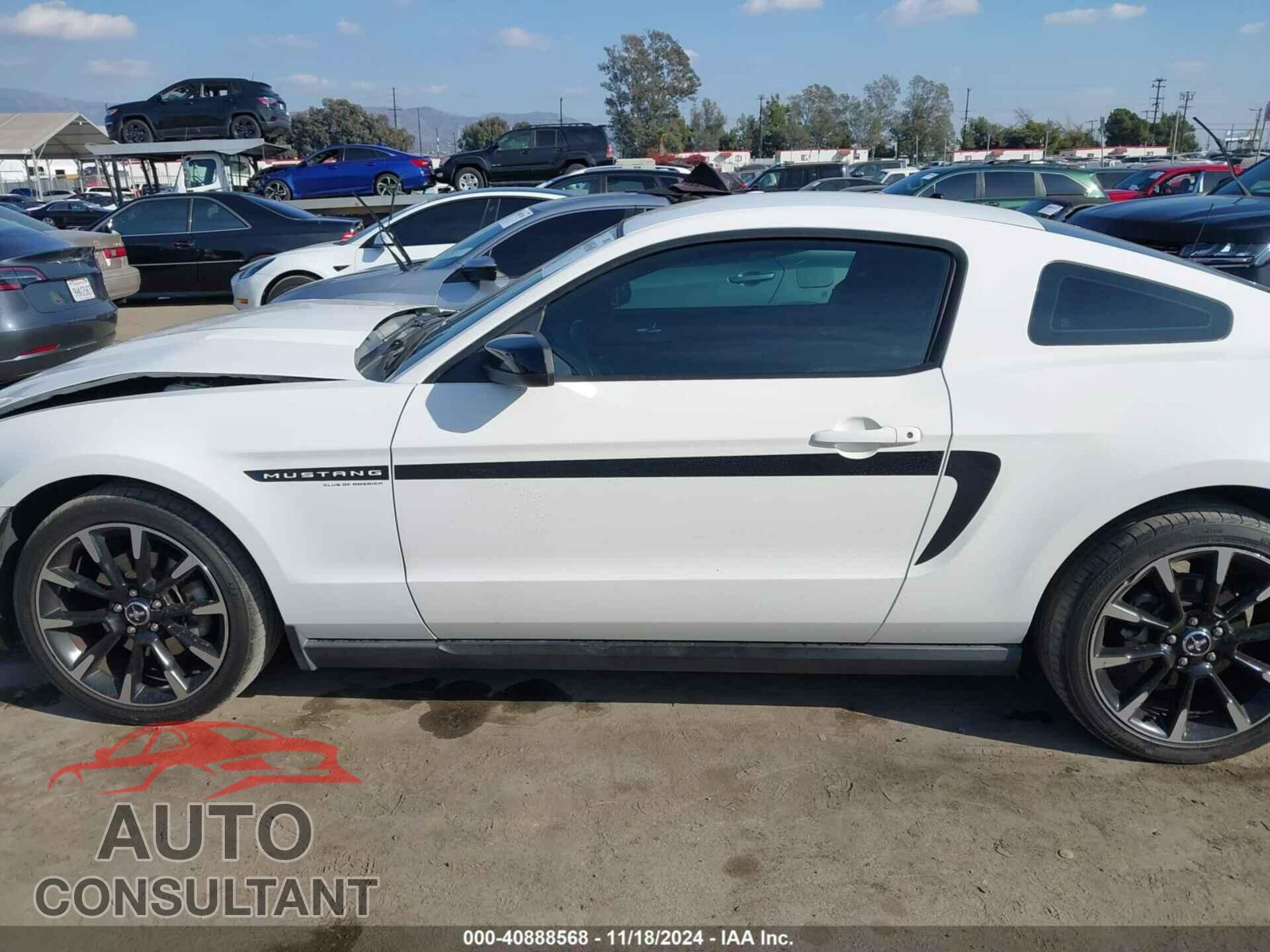 FORD MUSTANG 2012 - 1ZVBP8AM0C5243610