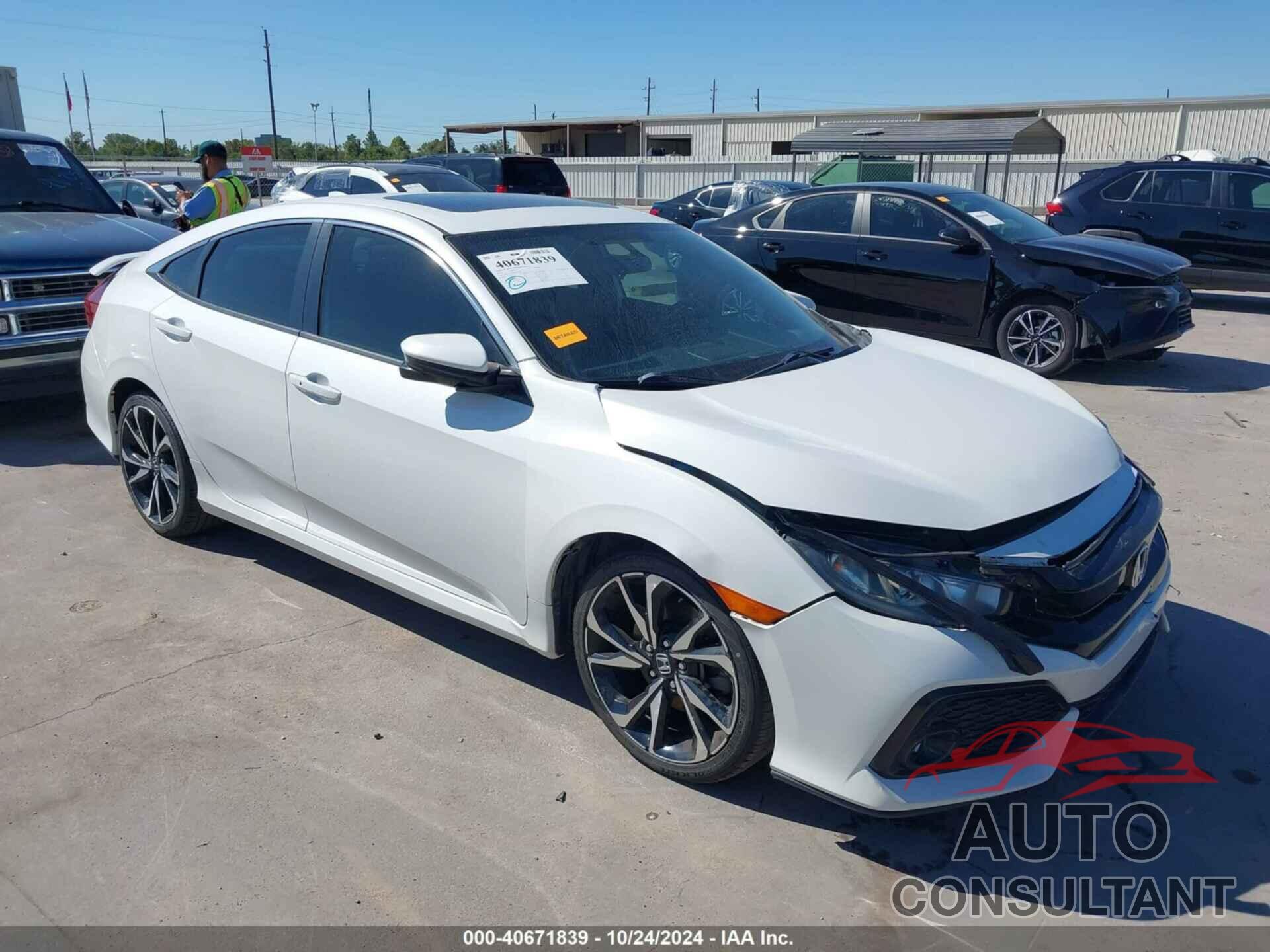 HONDA CIVIC SI 2019 - 2HGFC1E53KH706374