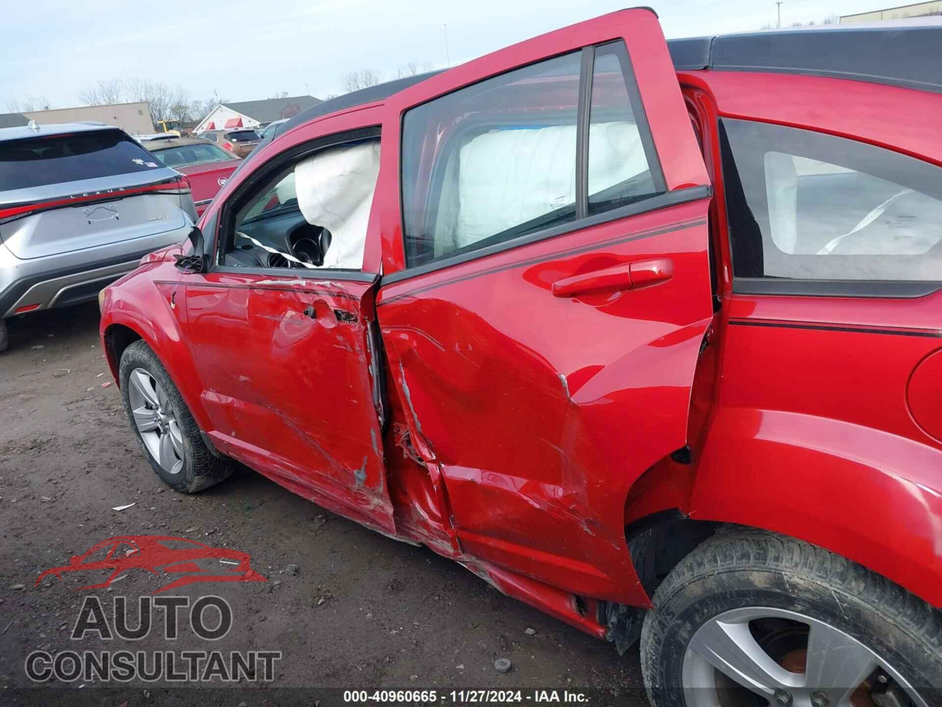 DODGE CALIBER 2012 - 1C3CDWDA9CD529536