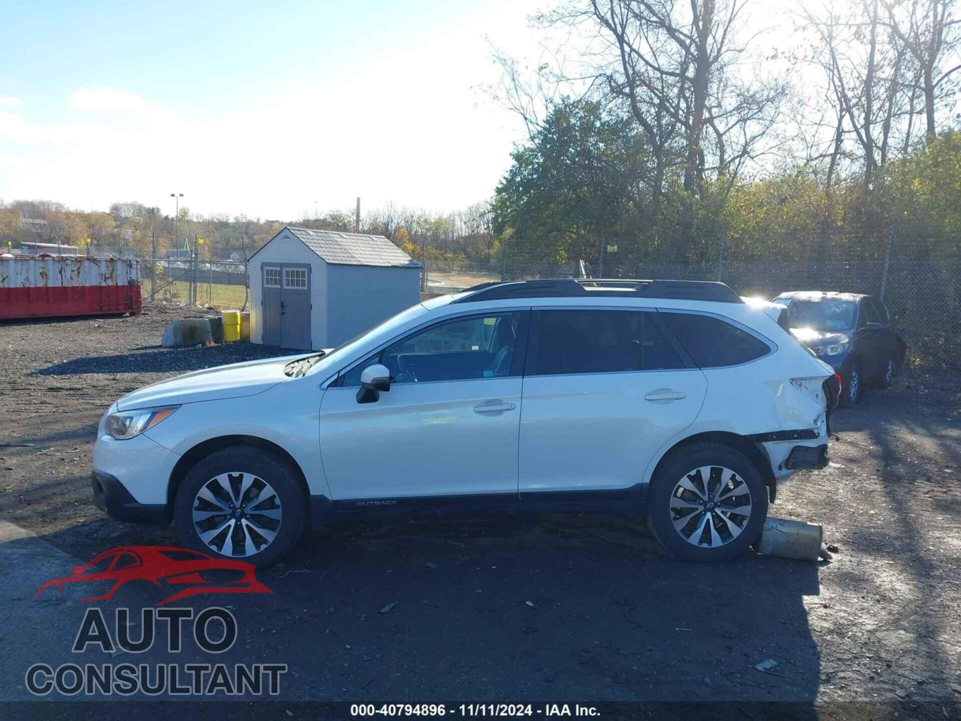 SUBARU OUTBACK 2017 - 4S4BSAKC2H3297133