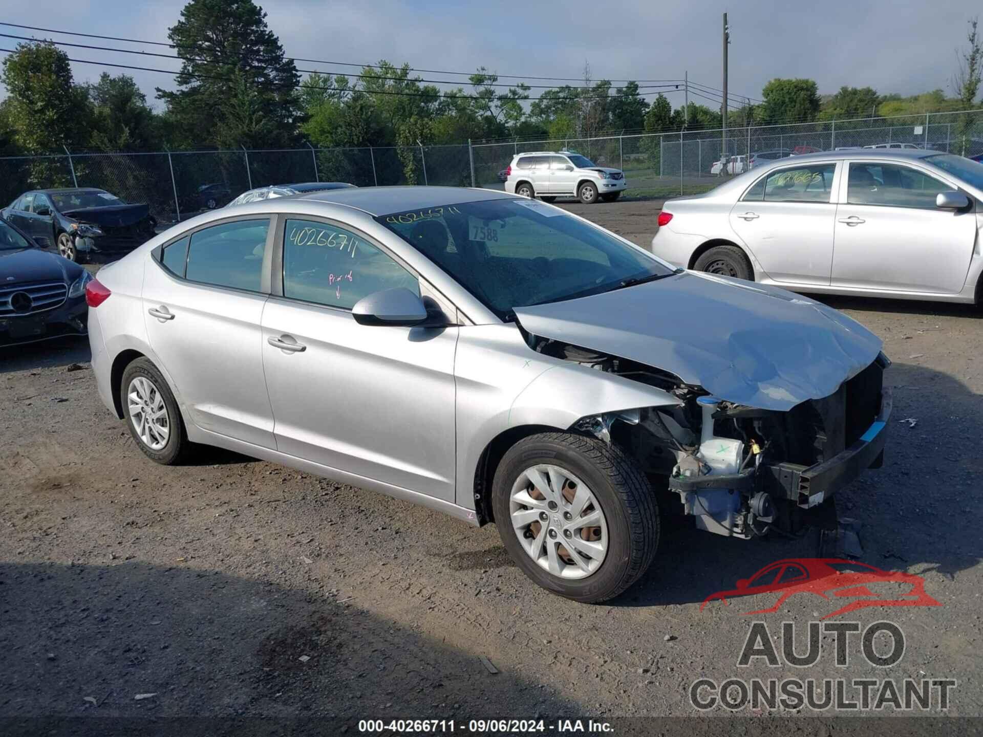 HYUNDAI ELANTRA 2017 - 5NPD74LF3HH104422