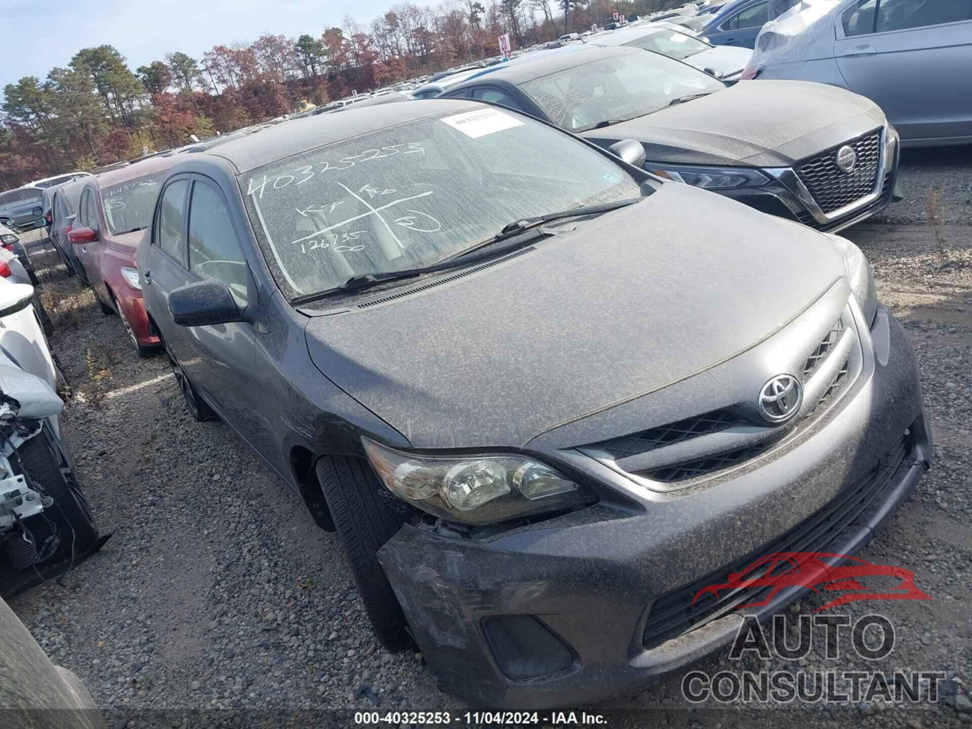 TOYOTA COROLLA 2011 - JTDBU4EE4B9125820