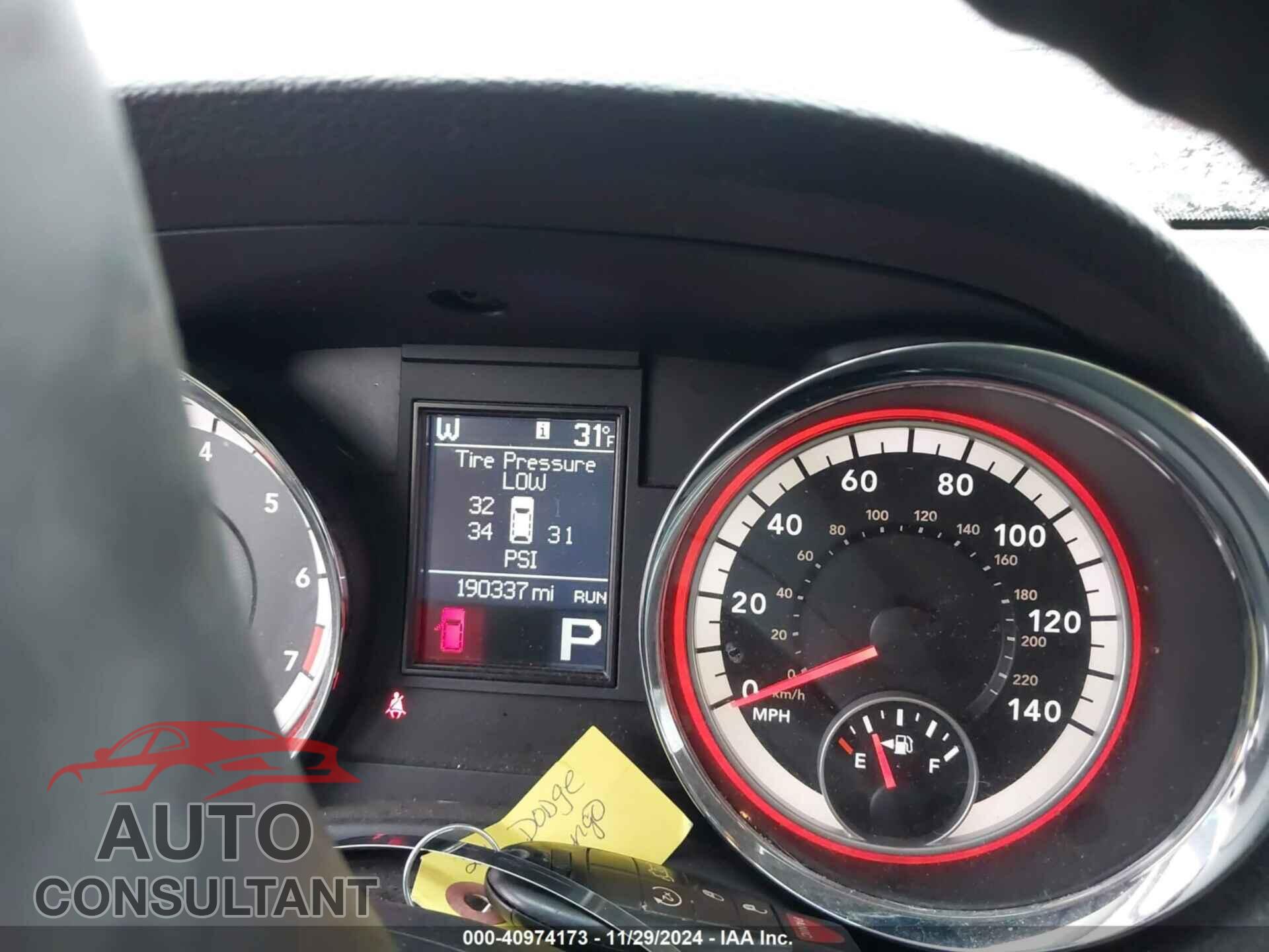 DODGE DURANGO 2011 - 1D4RE4GG3BC730699