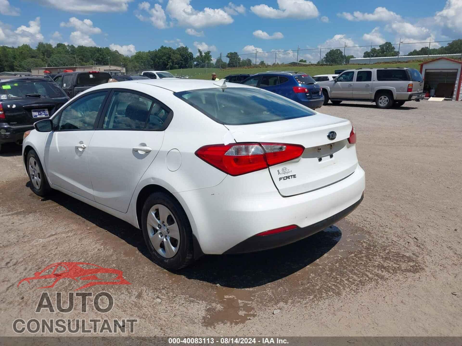 KIA FORTE 2016 - KNAFK4A65G5458917
