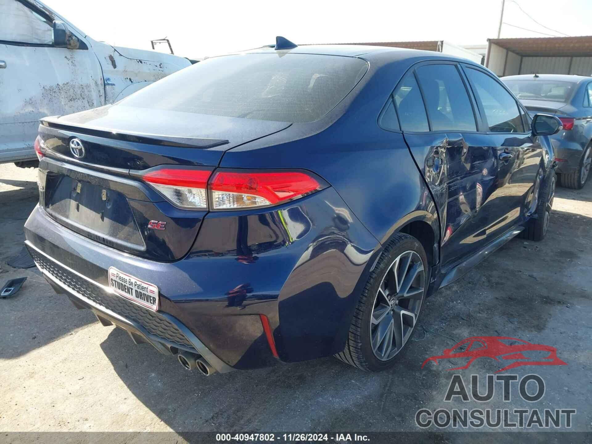 TOYOTA COROLLA 2021 - JTDS4MCE5MJ078253