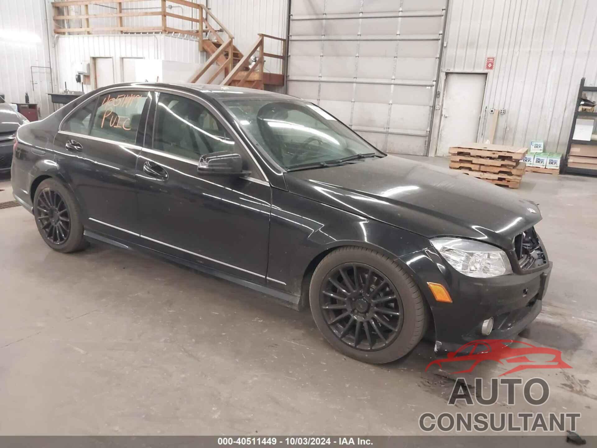 MERCEDES-BENZ C 300 2010 - WDDGF8BB2AF432314