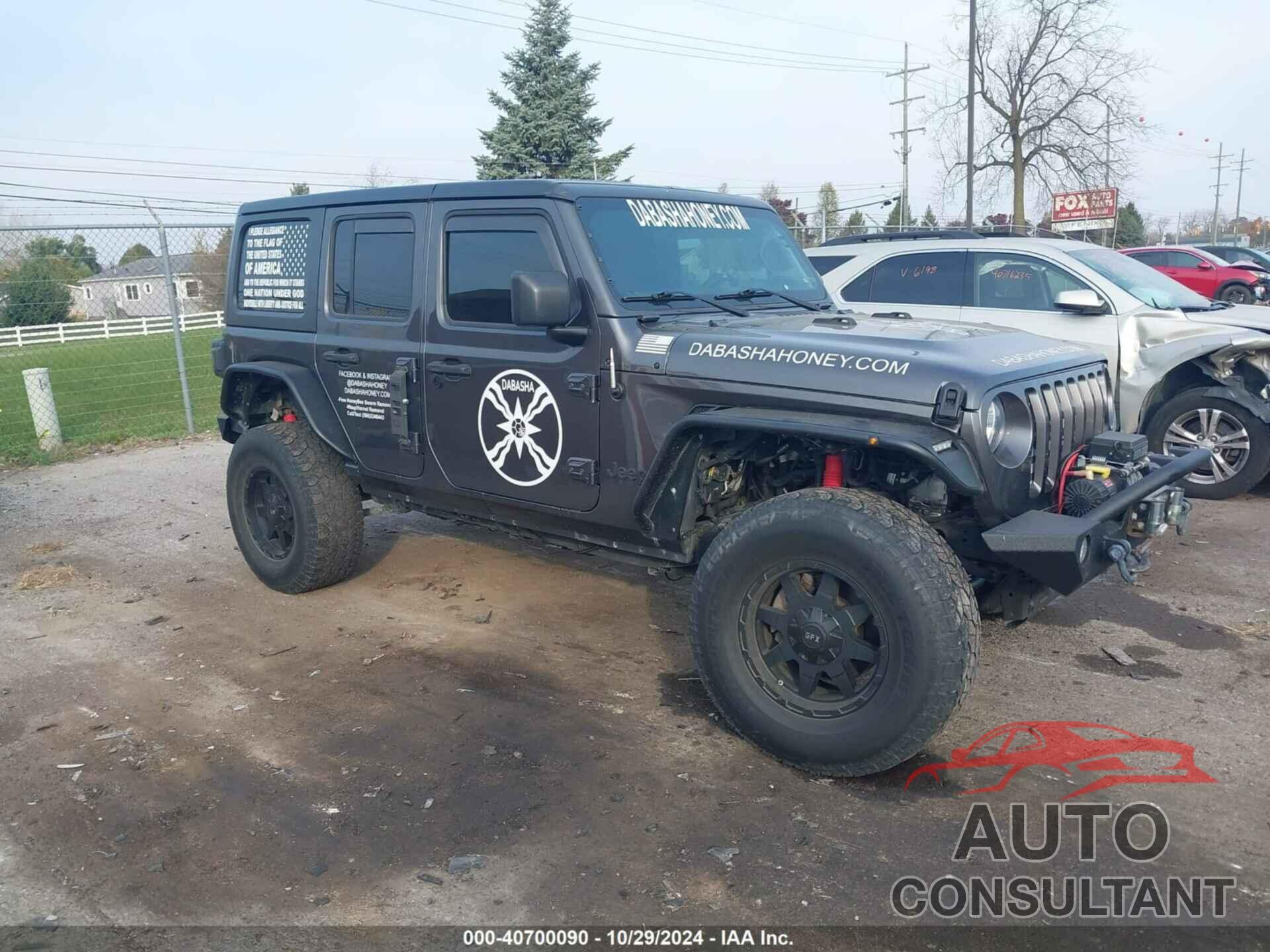 JEEP WRANGLER UNLIMITED 2018 - 1C4HJXDN8JW199697