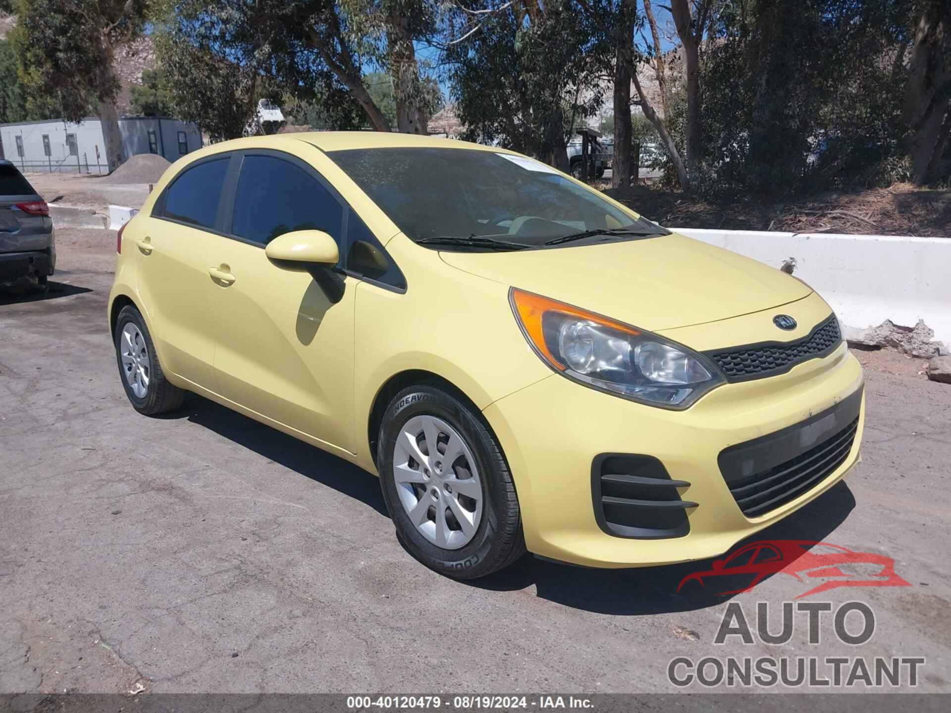 KIA RIO 2016 - KNADM5A36G6676212