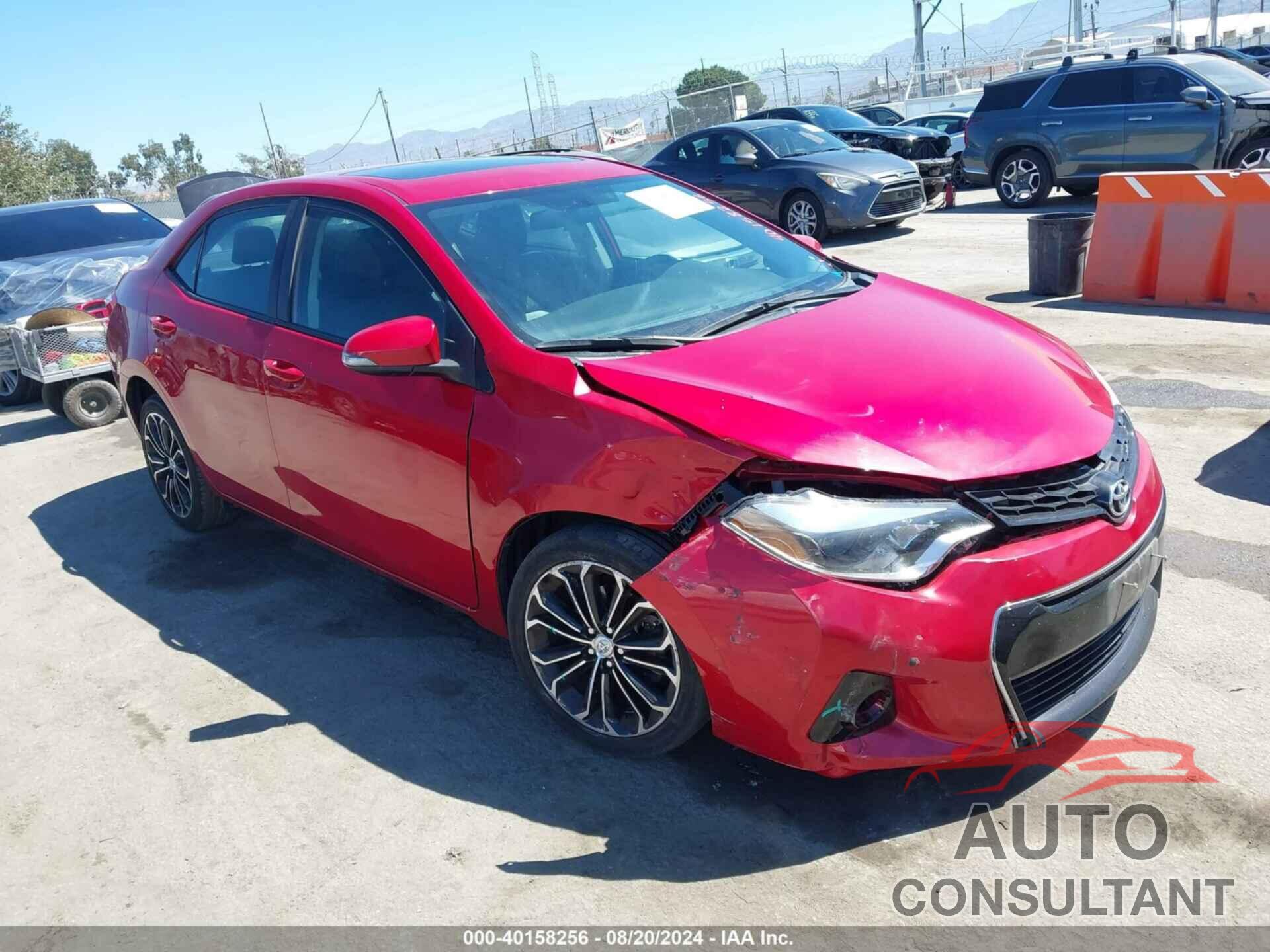 TOYOTA COROLLA 2016 - 2T1BURHE5GC507218