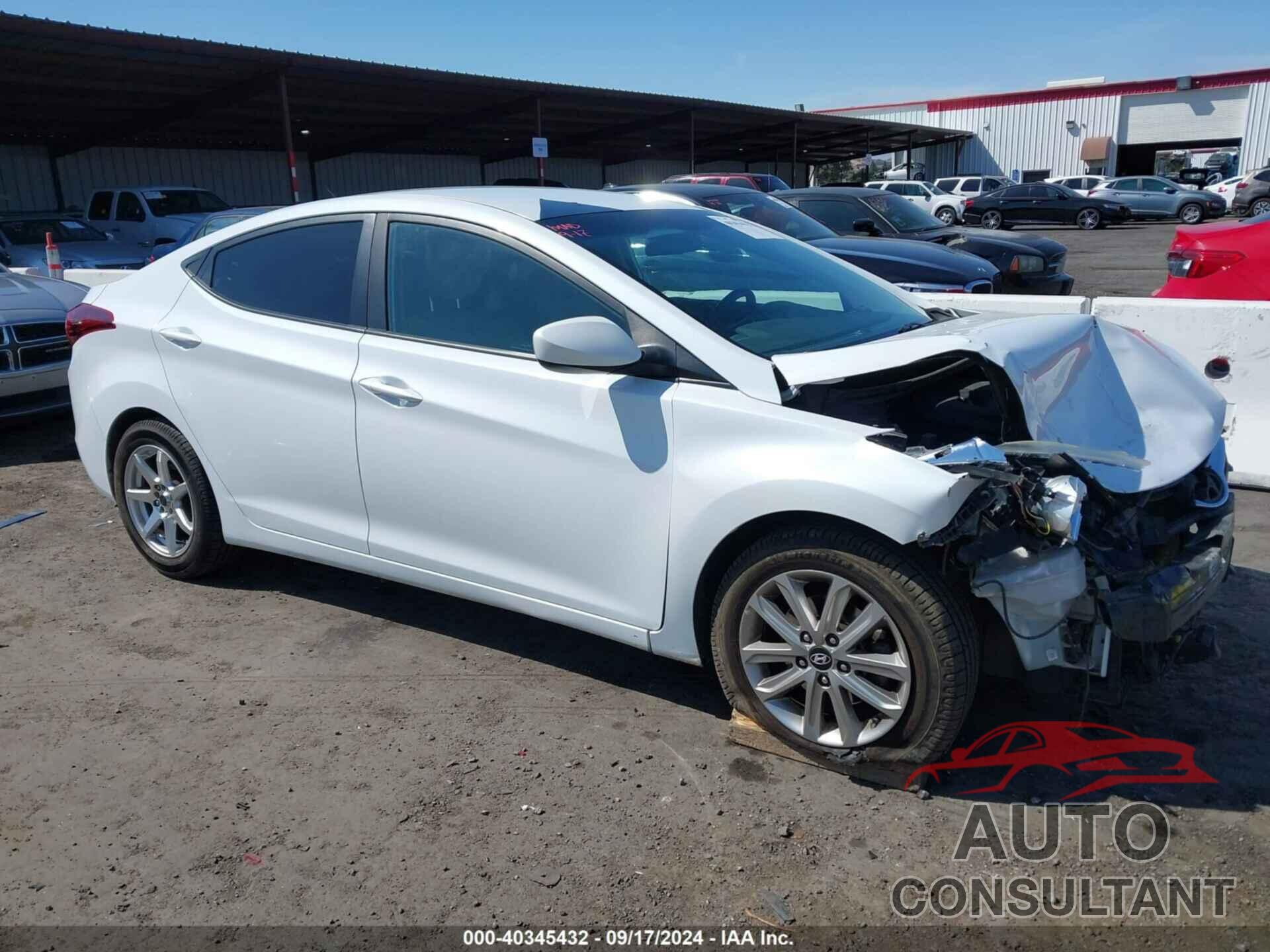 HYUNDAI ELANTRA 2016 - 5NPDH4AE0GH739846