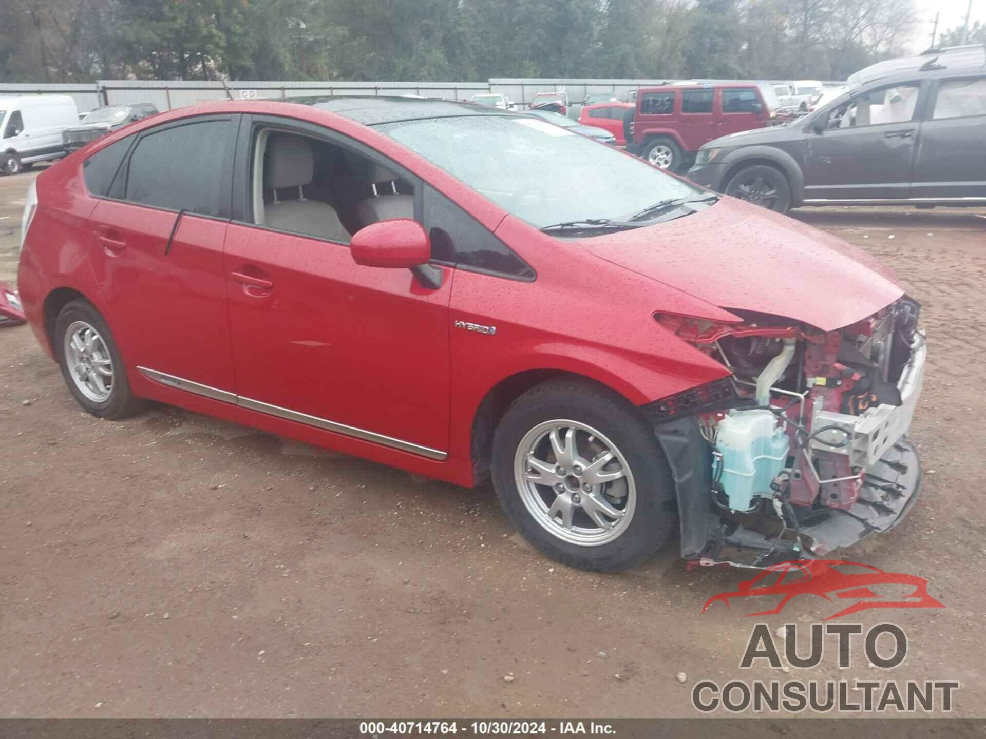 TOYOTA PRIUS 2010 - JTDKN3DU0A1162599
