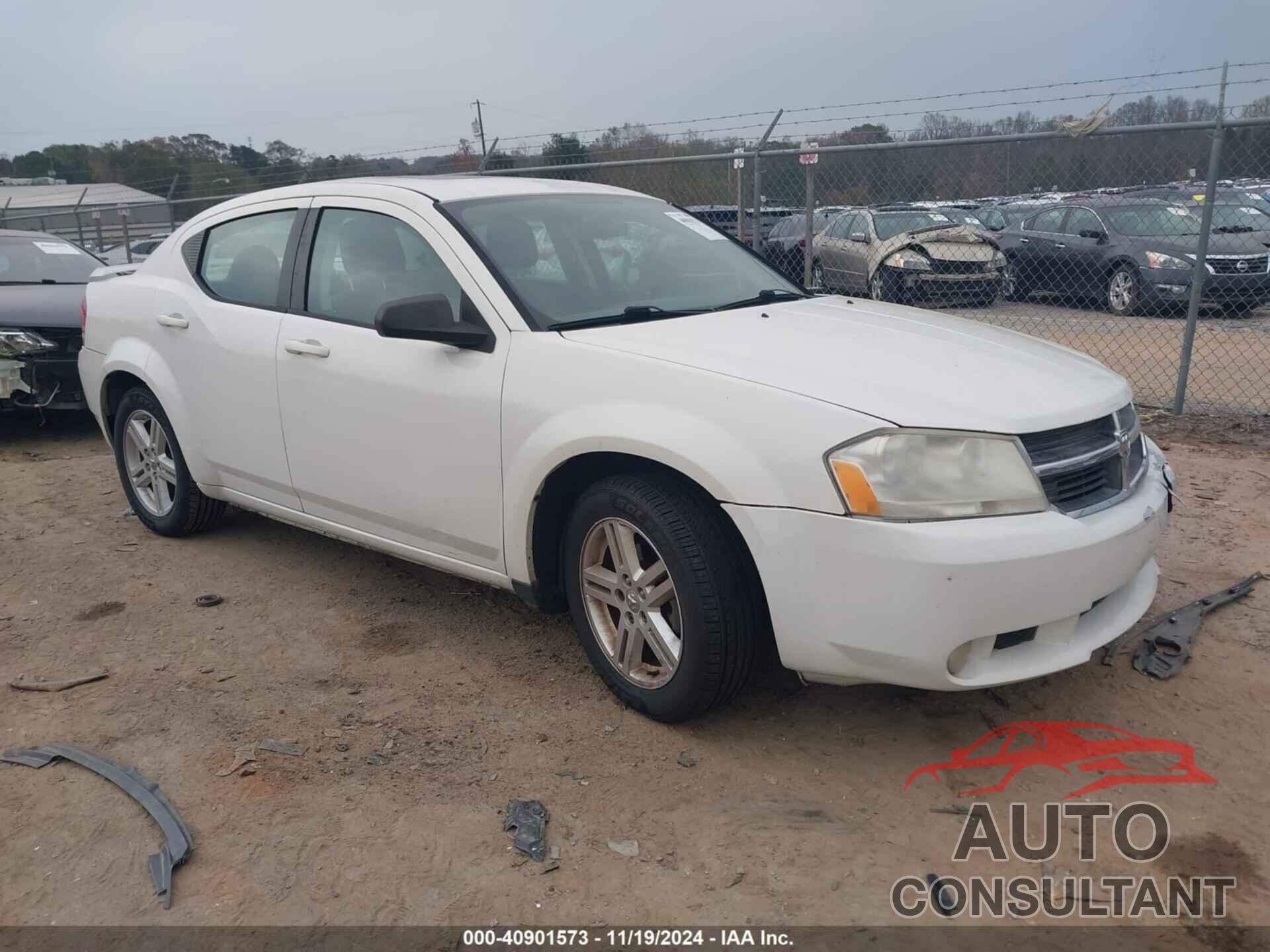 DODGE AVENGER 2010 - 1B3CC5FB8AN165634