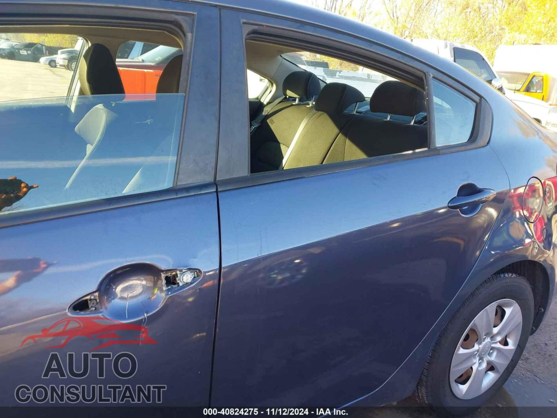 KIA FORTE 2016 - KNAFK4A64G5610007