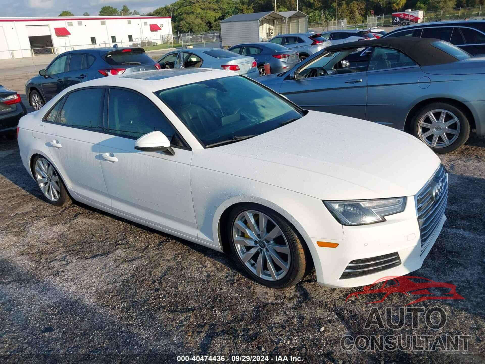 AUDI A4 2017 - WAUANAF49HN002864