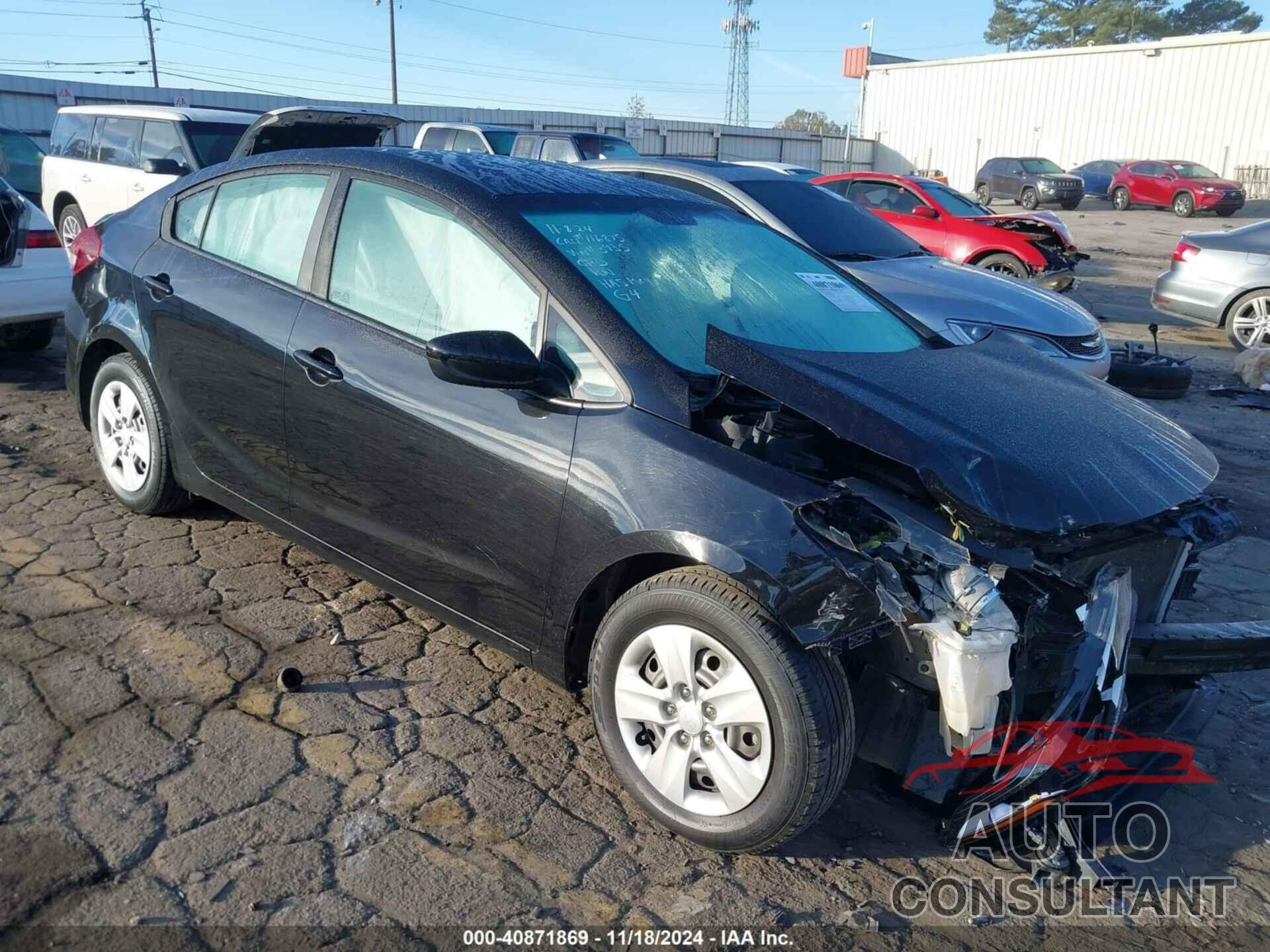 KIA FORTE 2018 - 3KPFK4A70JE213935