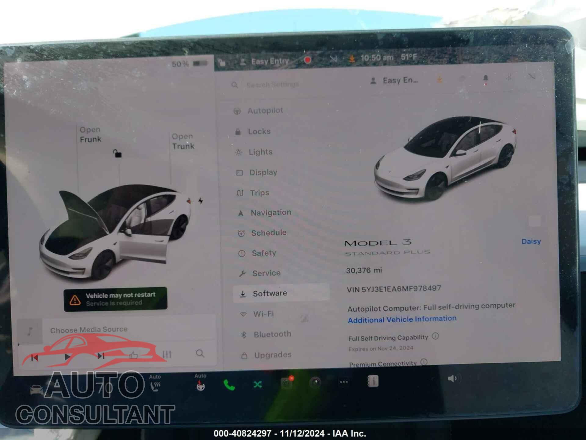 TESLA MODEL 3 2021 - 5YJ3E1EA6MF978497