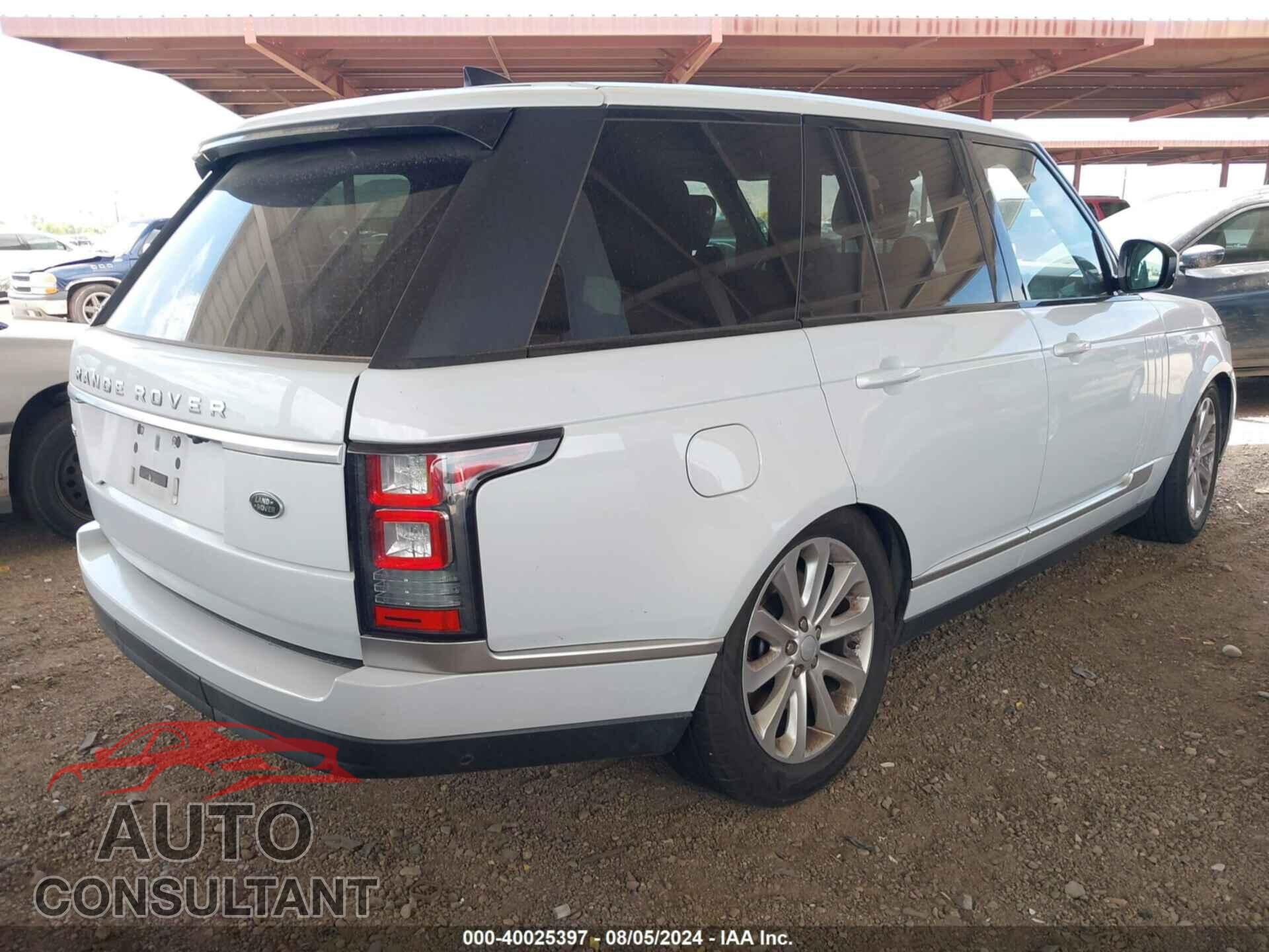 LAND ROVER RANGE ROVER 2017 - SALGS2FV2HA370503