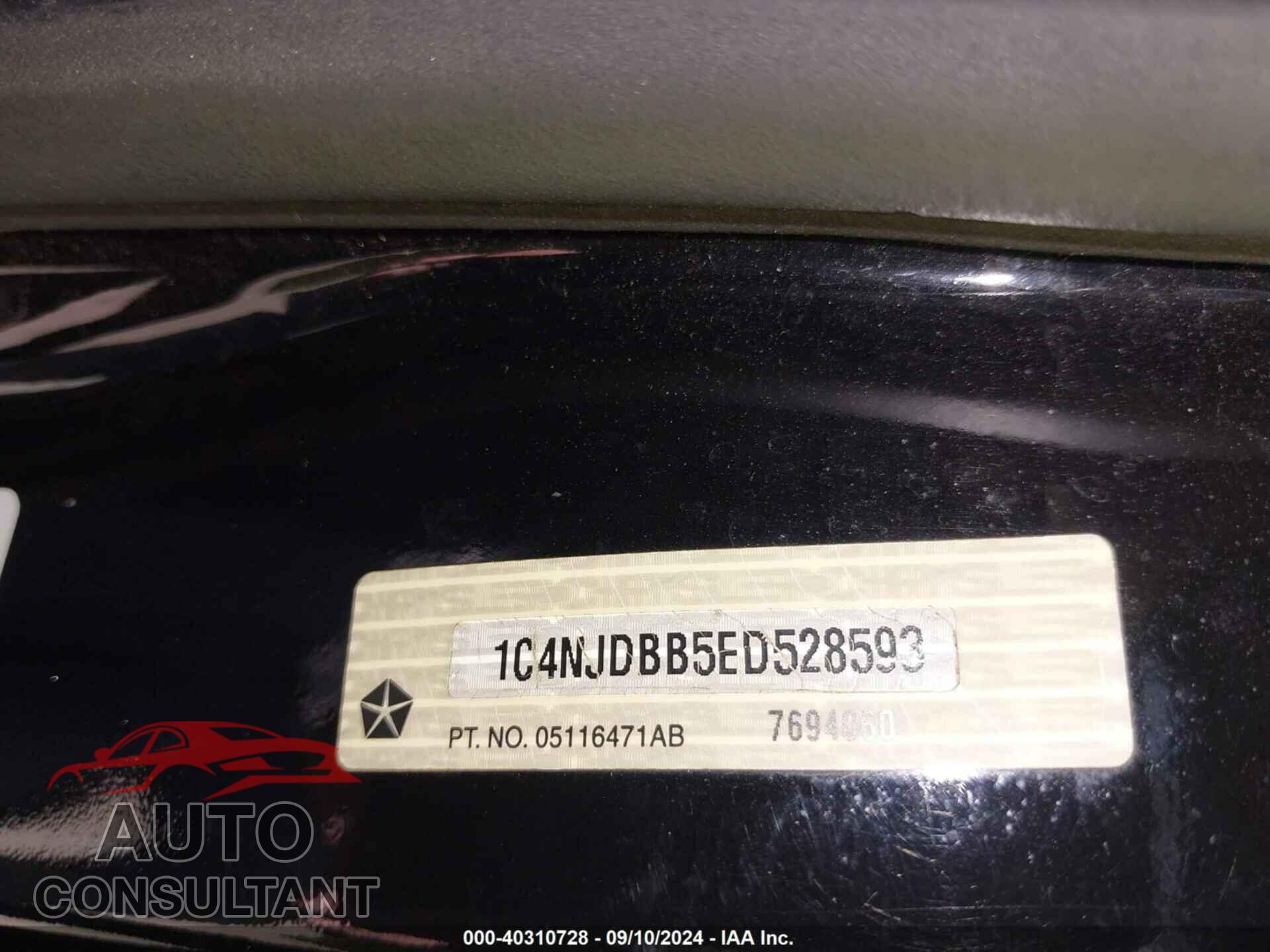 JEEP COMPASS 2014 - 1C4NJDBB5ED528593