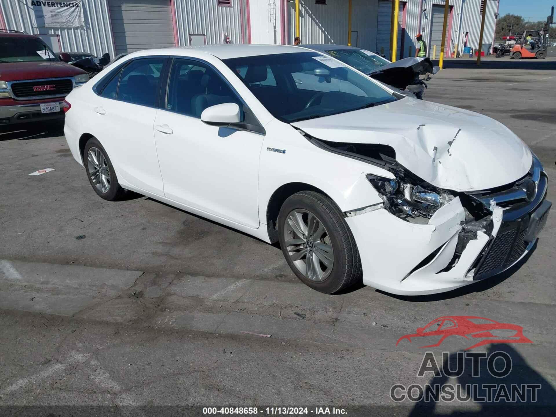 TOYOTA CAMRY HYBRID 2016 - 4T1BD1FK1GU196296