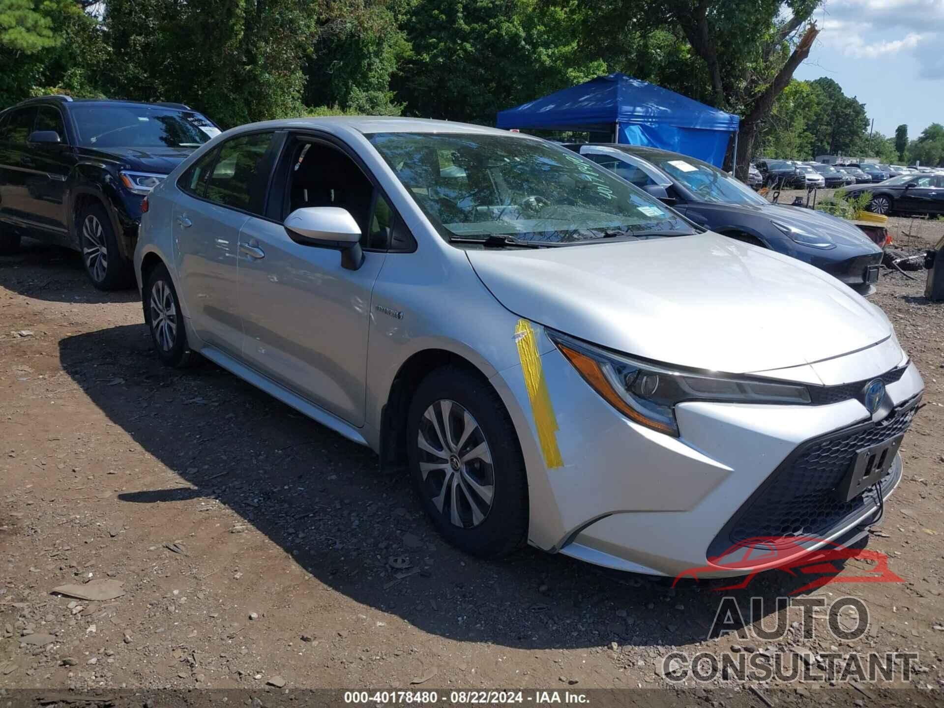 TOYOTA COROLLA 2021 - JTDEAMDE4MJ014922