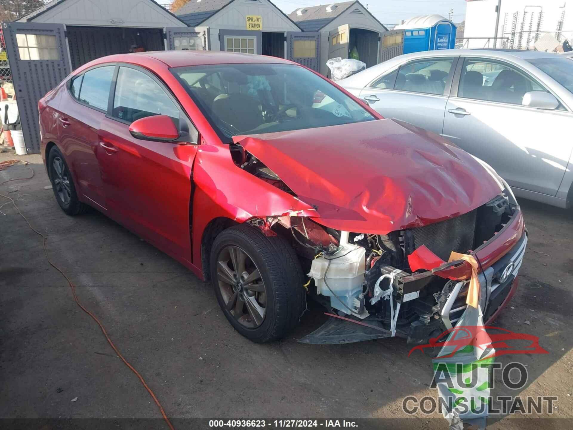 HYUNDAI ELANTRA 2018 - 5NPD84LF9JH295833