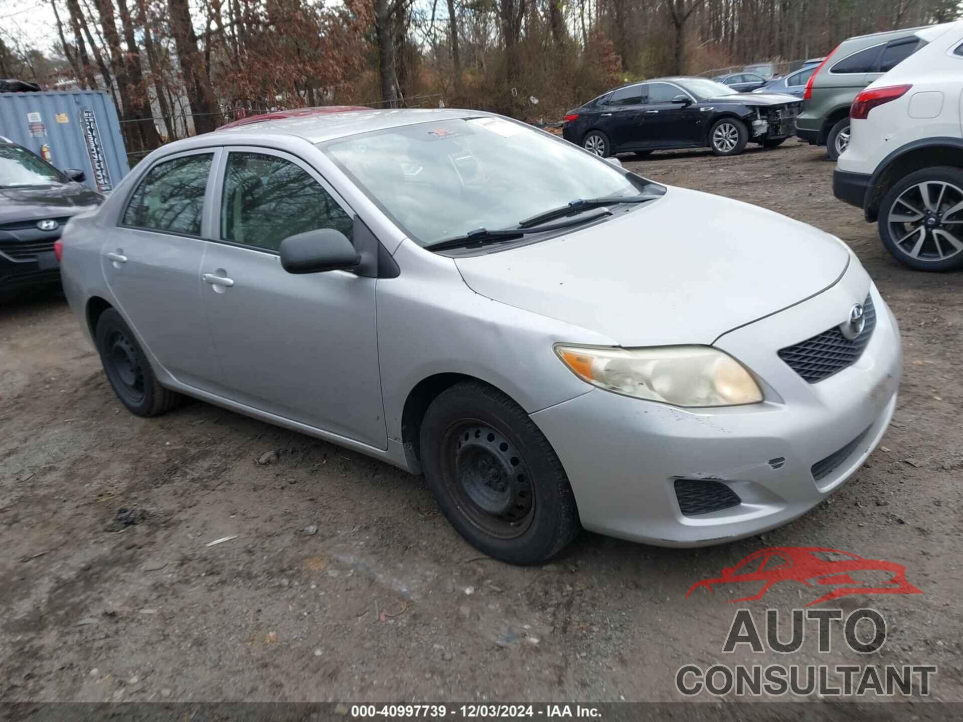 TOYOTA COROLLA 2009 - JTDBL40E19J029159