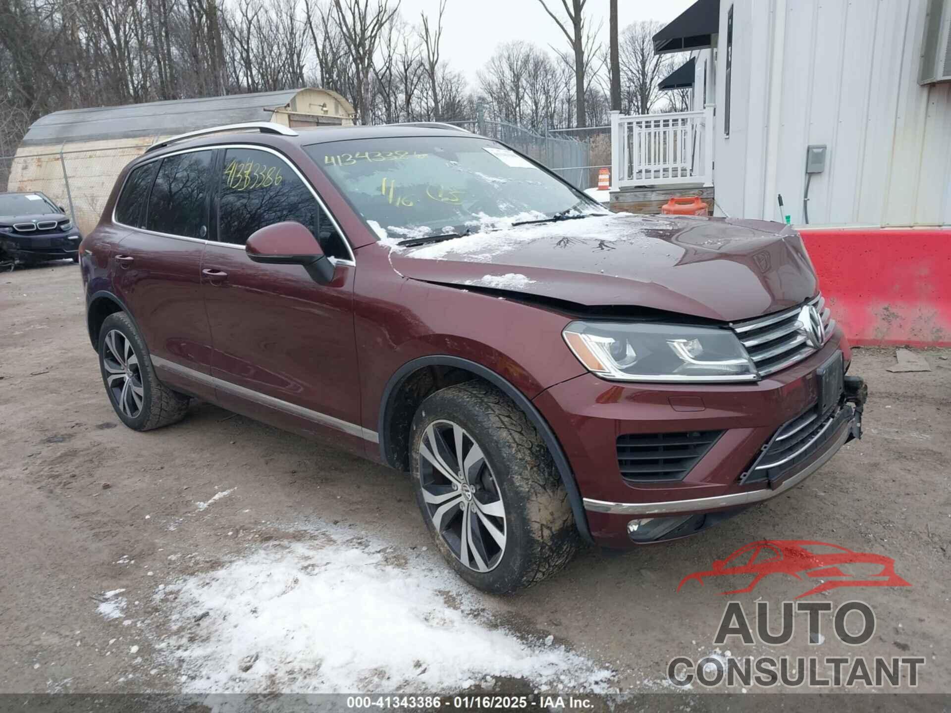 VOLKSWAGEN TOUAREG 2017 - WVGRF7BP9HD006467