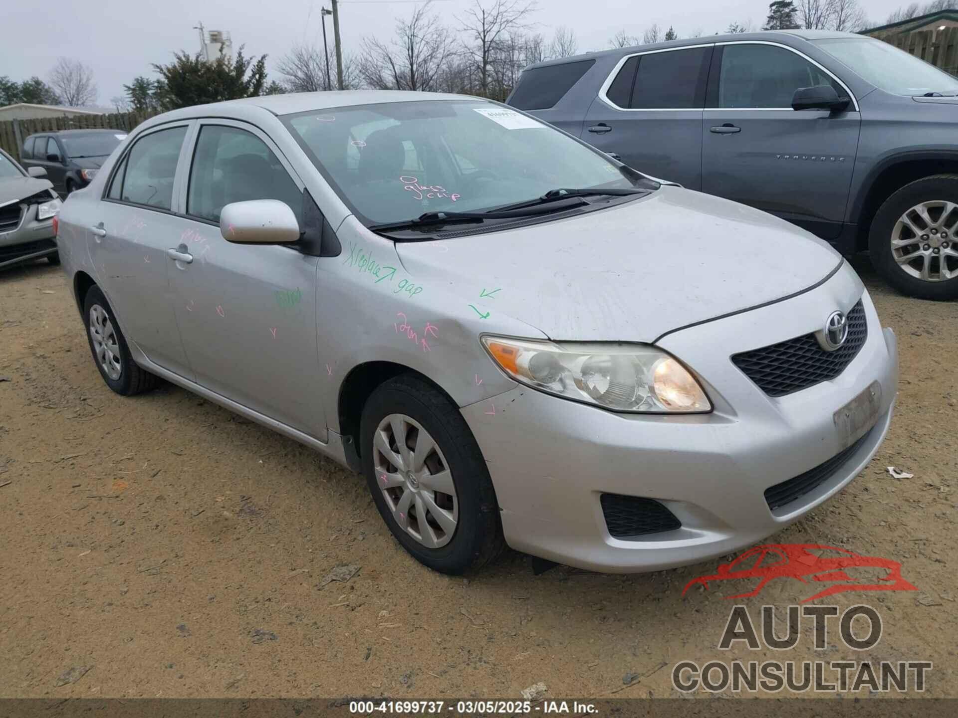 TOYOTA COROLLA 2009 - JTDBL40E799065312